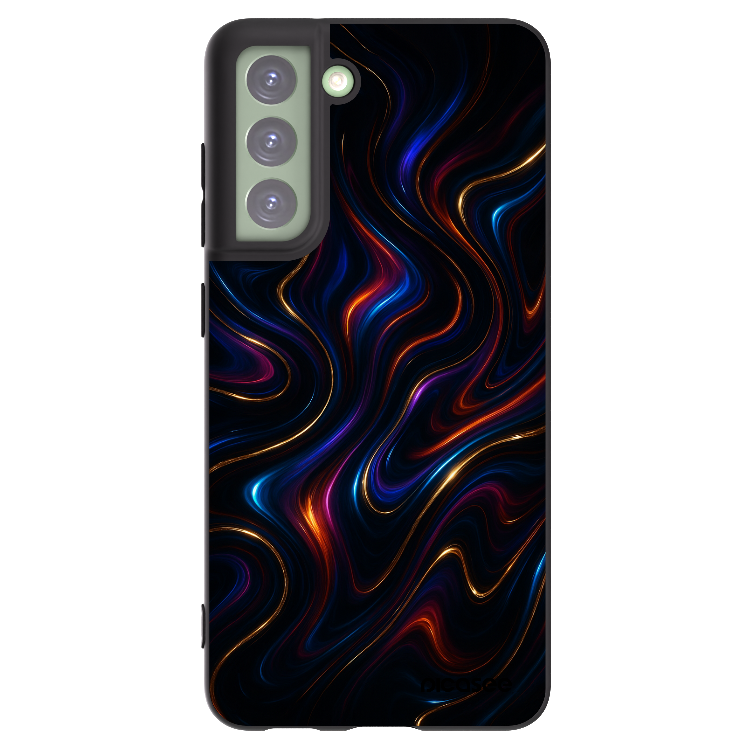 Picasee silikónový čierny obal pre Samsung Galaxy S21 FE 5G - Noir