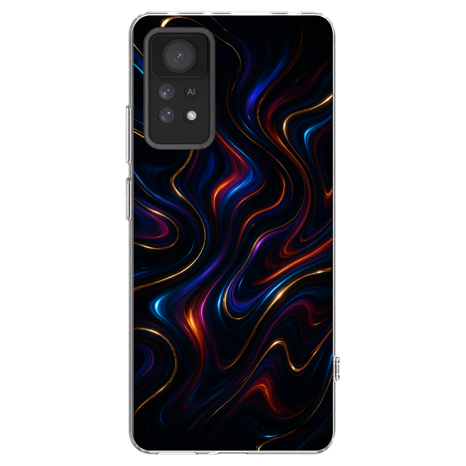 Picasee silikónový prehľadný obal pre Xiaomi Redmi Note 11 Pro - Noir
