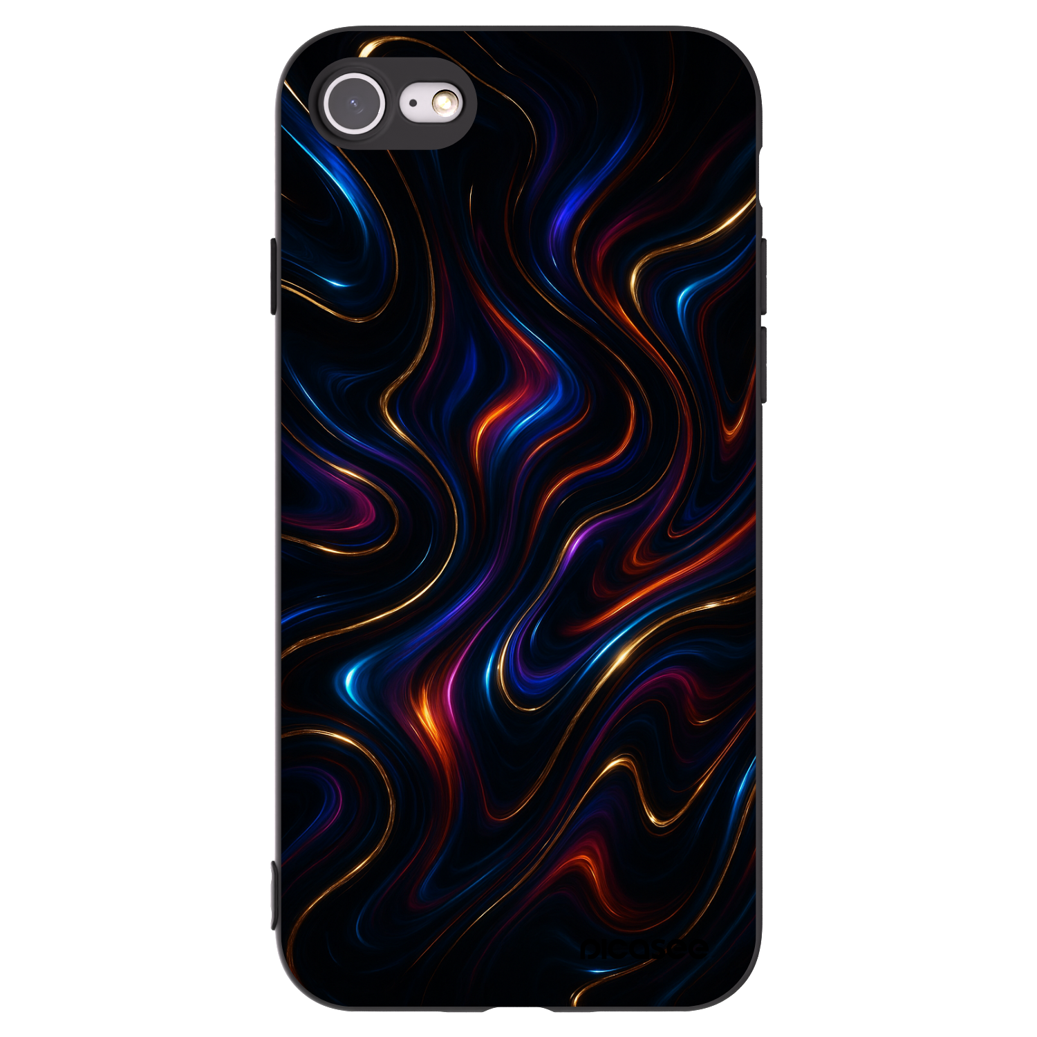 Picasee silikónový čierny obal pre Apple iPhone SE 2022 - Noir