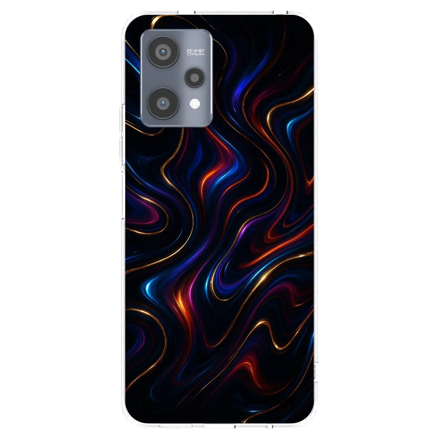 Picasee silikónový prehľadný obal pre Realme 9 Pro 5G - Noir