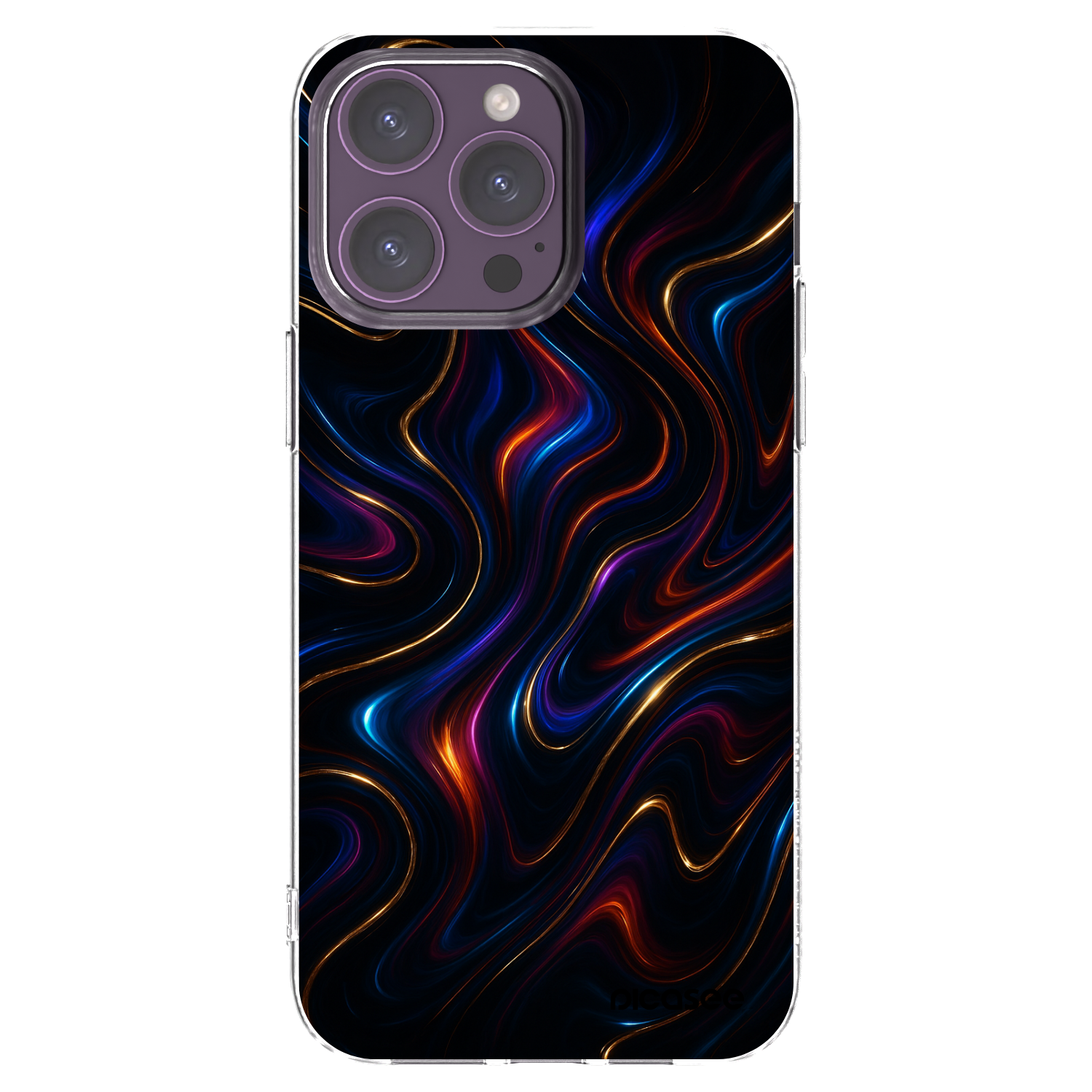 Picasee silikónový prehľadný obal pre Apple iPhone 14 Pro Max - Noir