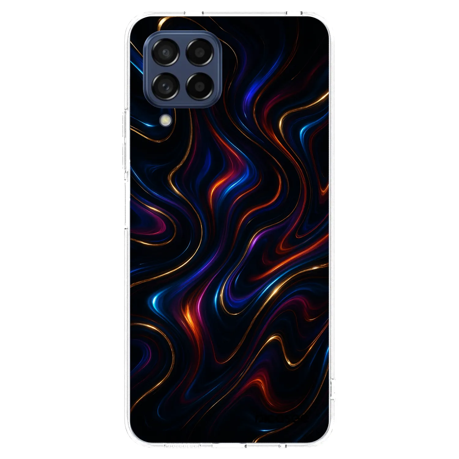 Picasee silikónový prehľadný obal pre Samsung Galaxy M53 5G - Noir