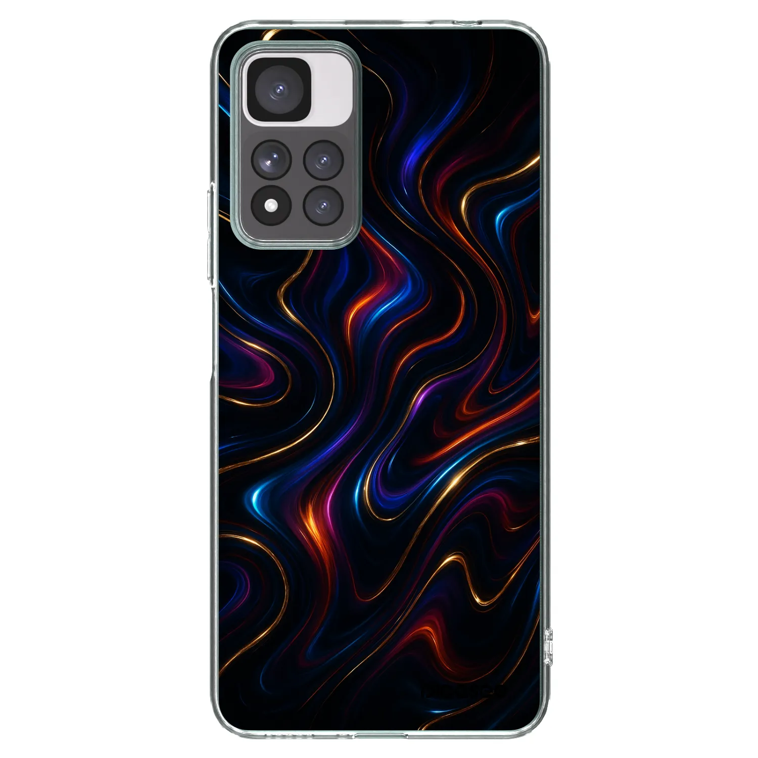 Picasee silikónový prehľadný obal pre Xiaomi Redmi Note 11 Pro+ 5G - Noir