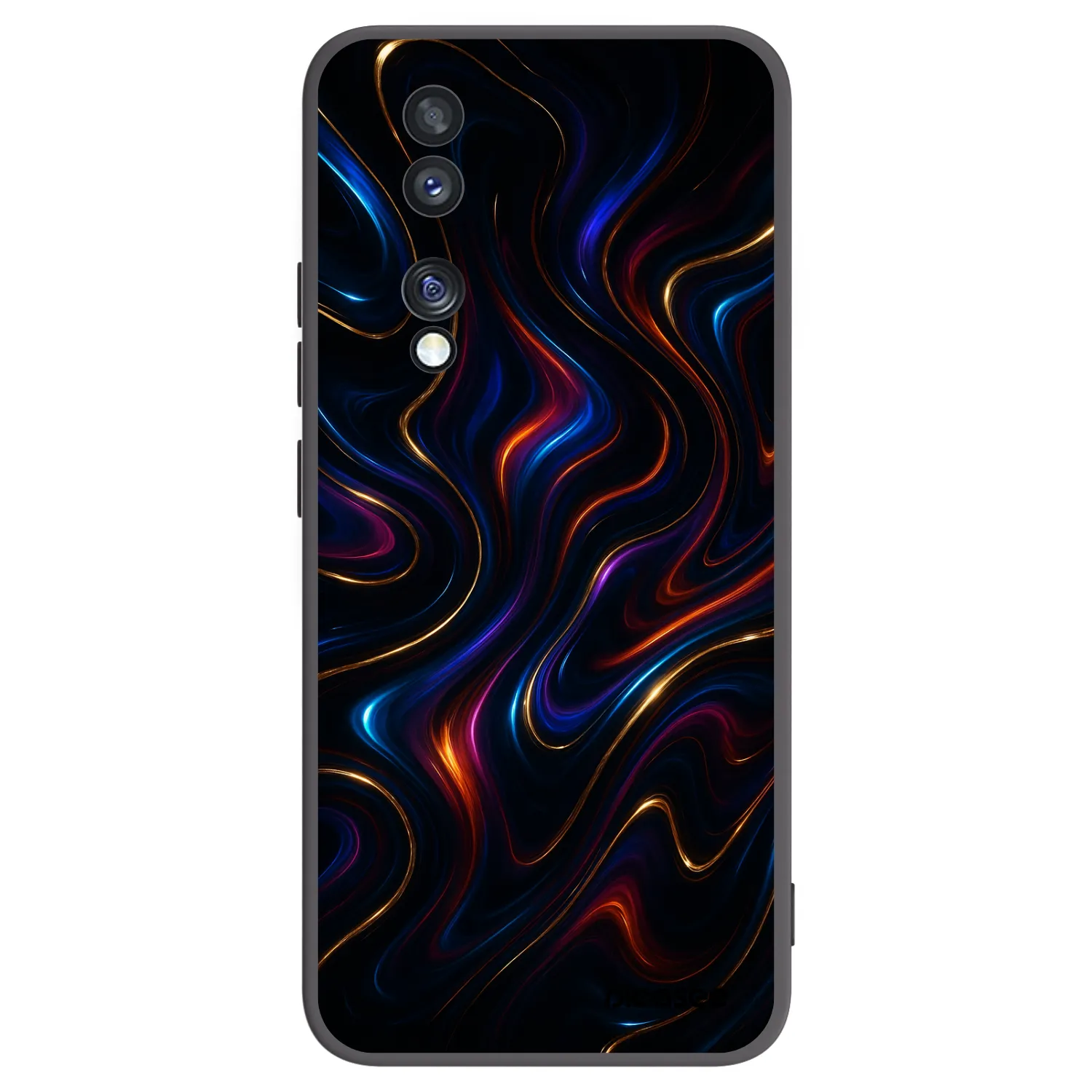 Picasee silikónový čierny obal pre Honor 70 - Noir