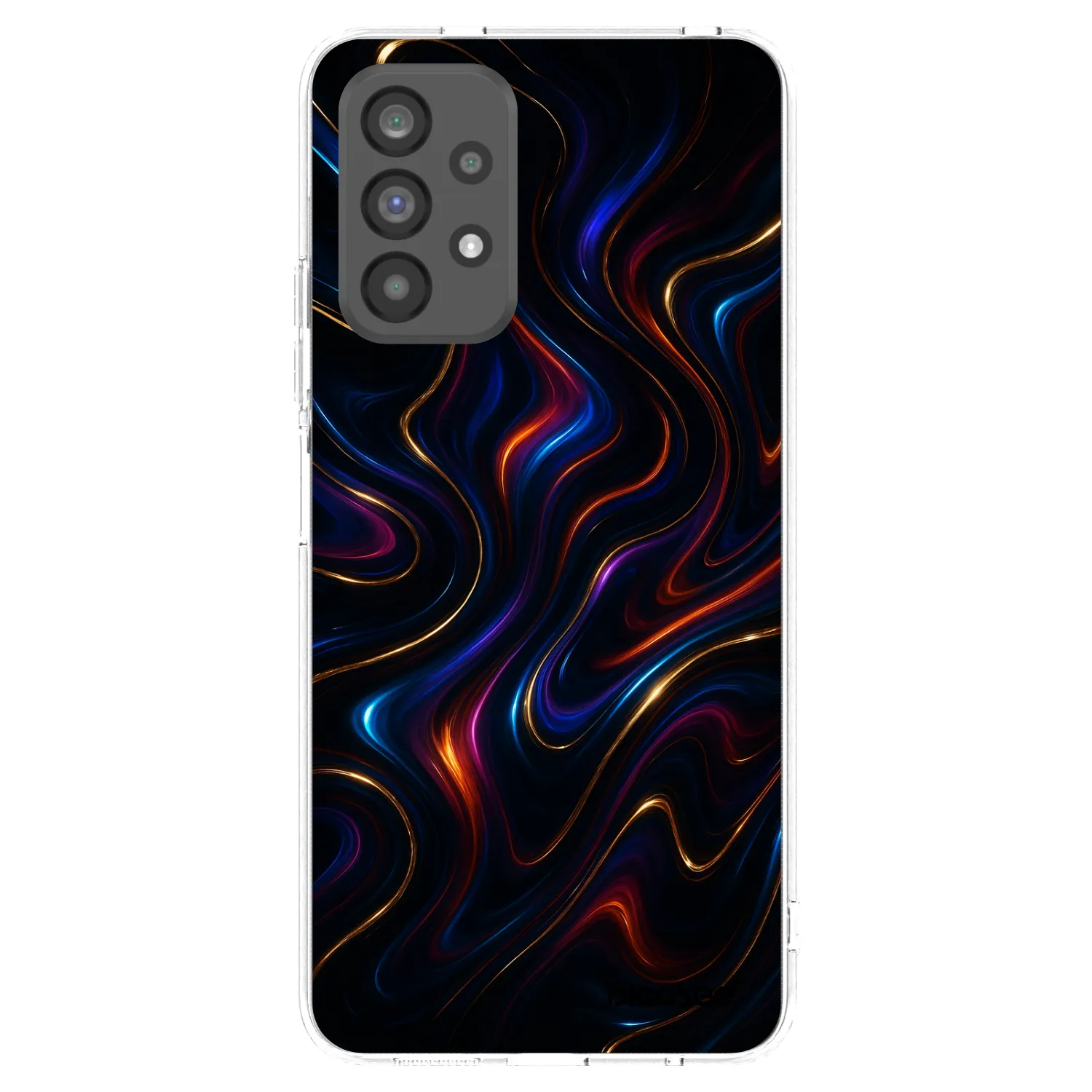 Picasee silikónový prehľadný obal pre Samsung Galaxy A73 5G - Noir