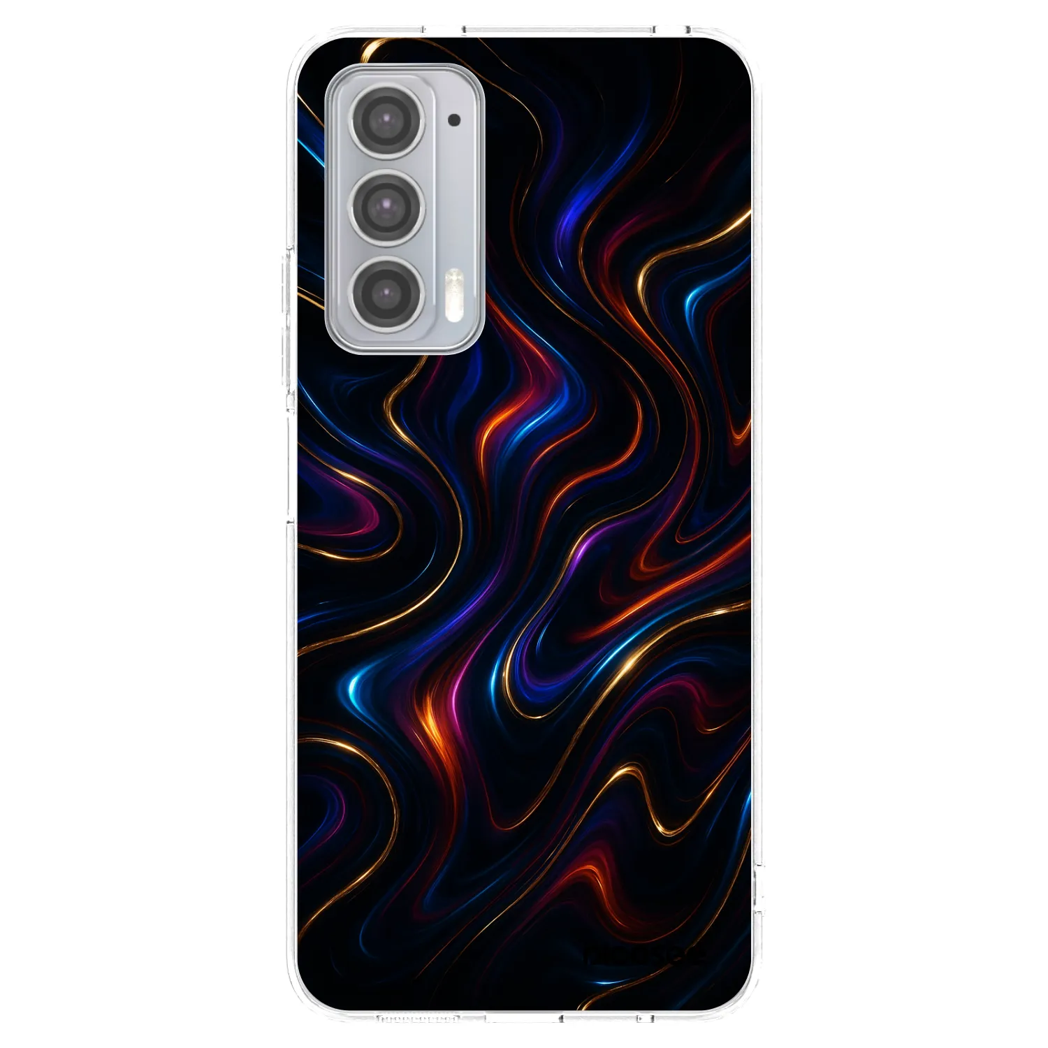 Picasee silikónový prehľadný obal pre Motorola Edge 20 - Noir