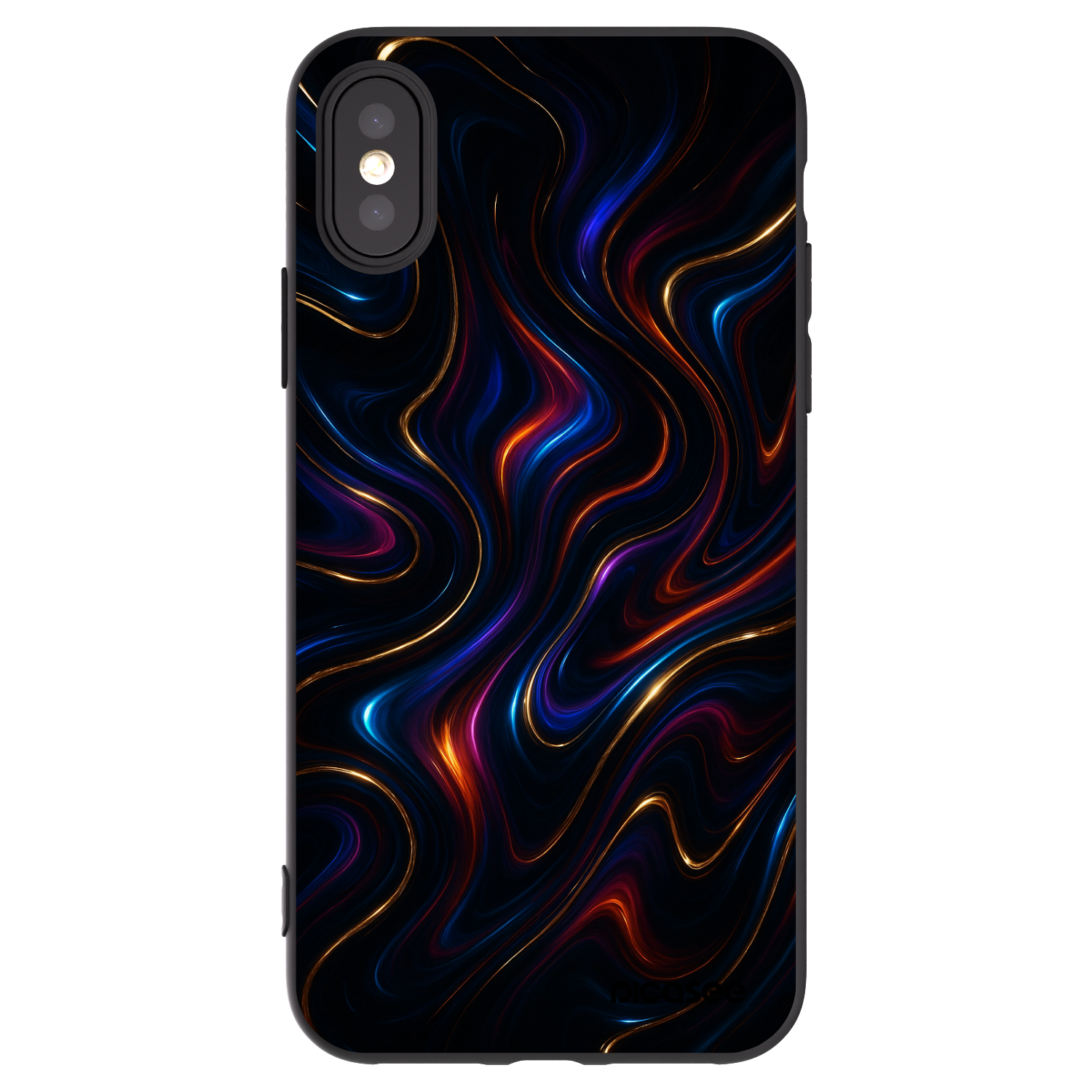 Picasee silikónový čierny obal pre Apple iPhone X/XS - Noir