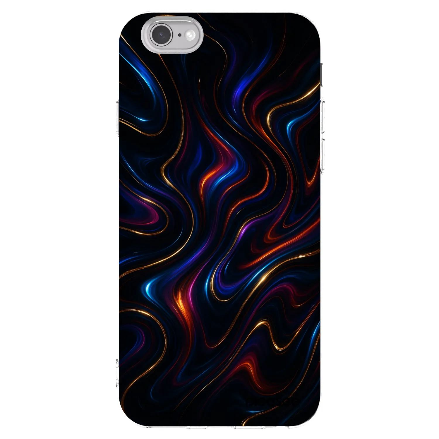 Picasee silikónový prehľadný obal pre Apple iPhone 6/6S - Noir