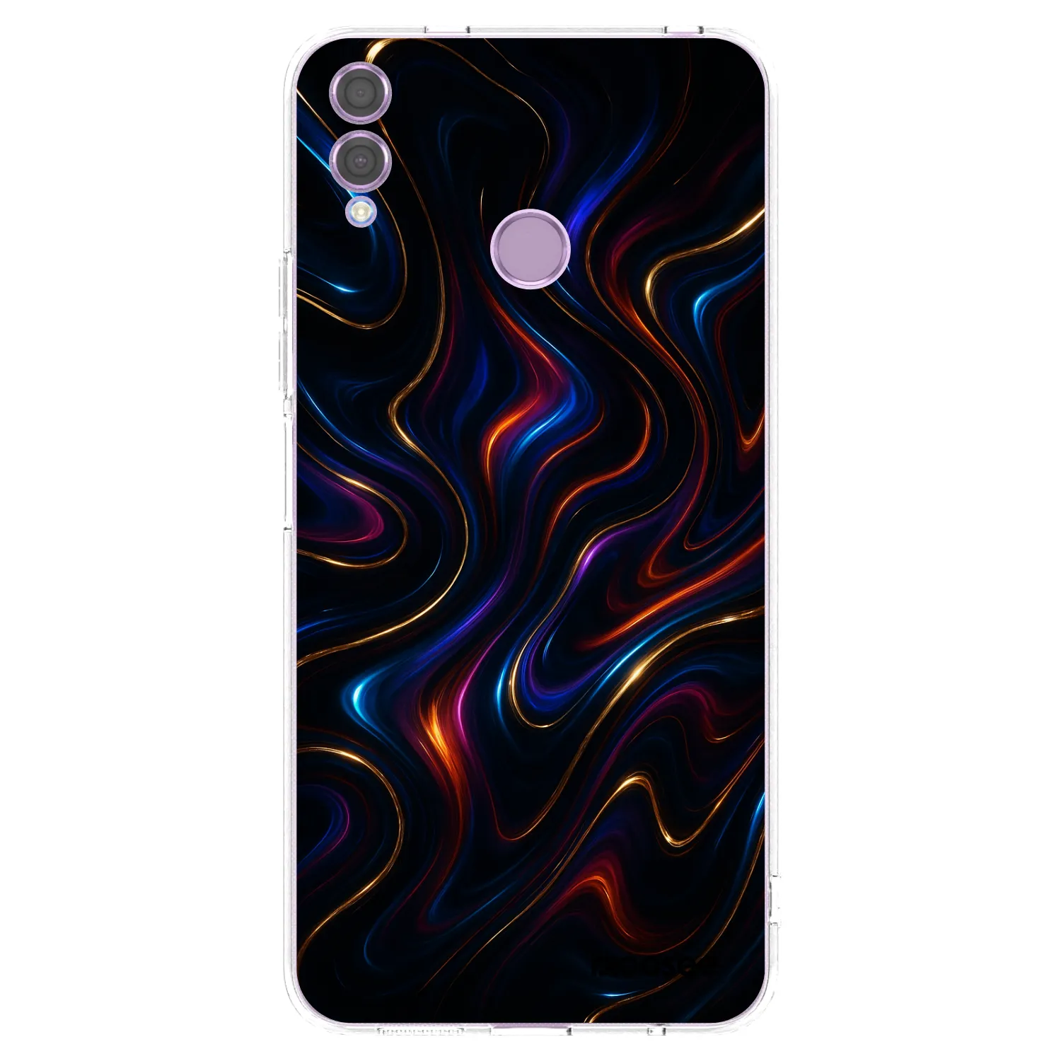 Picasee silikónový prehľadný obal pre Honor 8X - Noir