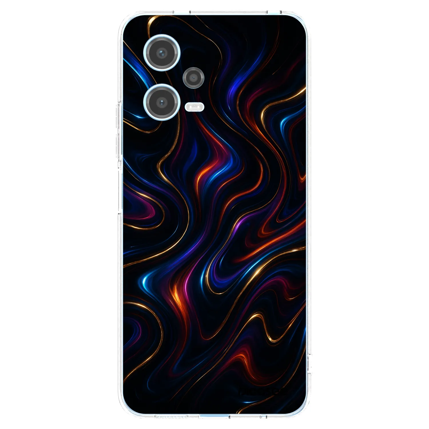 Silikónový prehľadný obal pre Xiaomi Redmi Note 12 5G - Noir