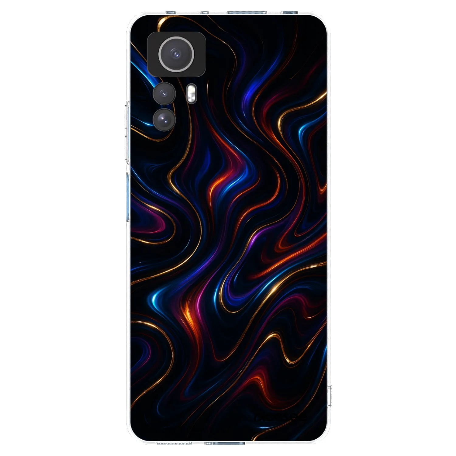 Picasee silikónový prehľadný obal pre Xiaomi Redmi Note 12S - Noir