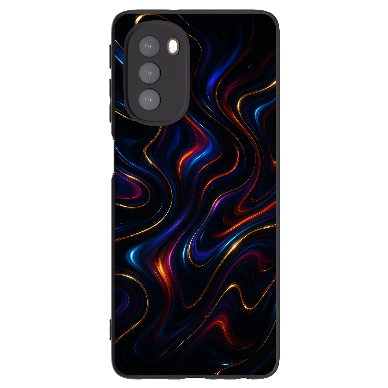 Picasee silikónový čierny obal pre Motorola Moto G51 - Noir
