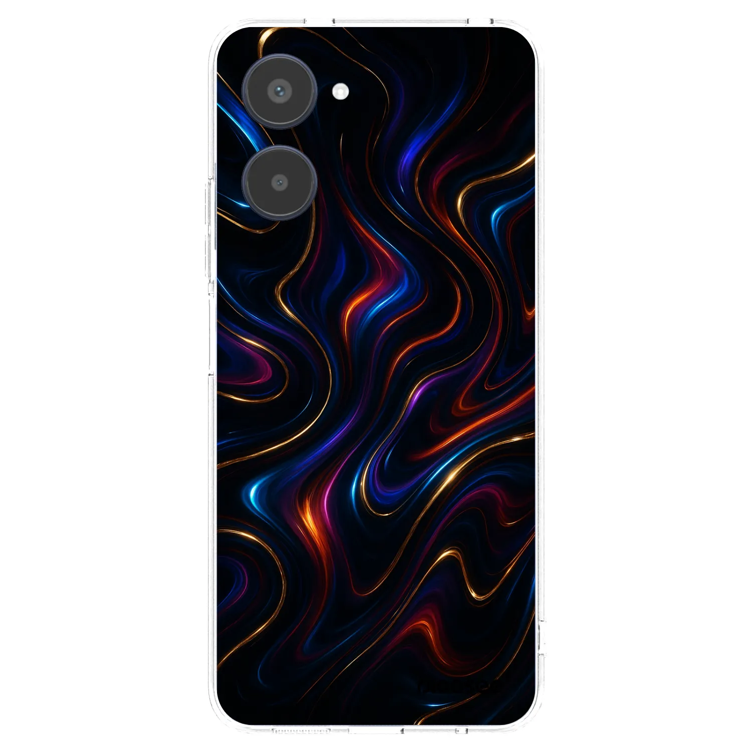 Picasee silikónový prehľadný obal pre Realme 10 4G - Noir