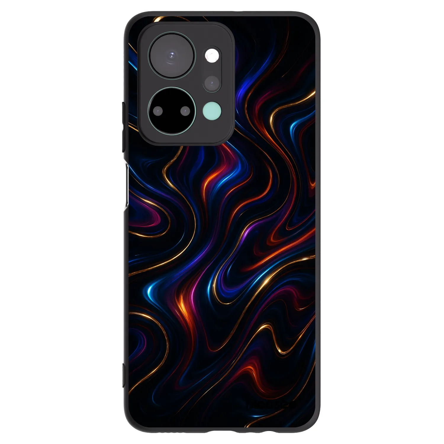 Picasee silikónový čierny obal pre Honor X7a - Noir