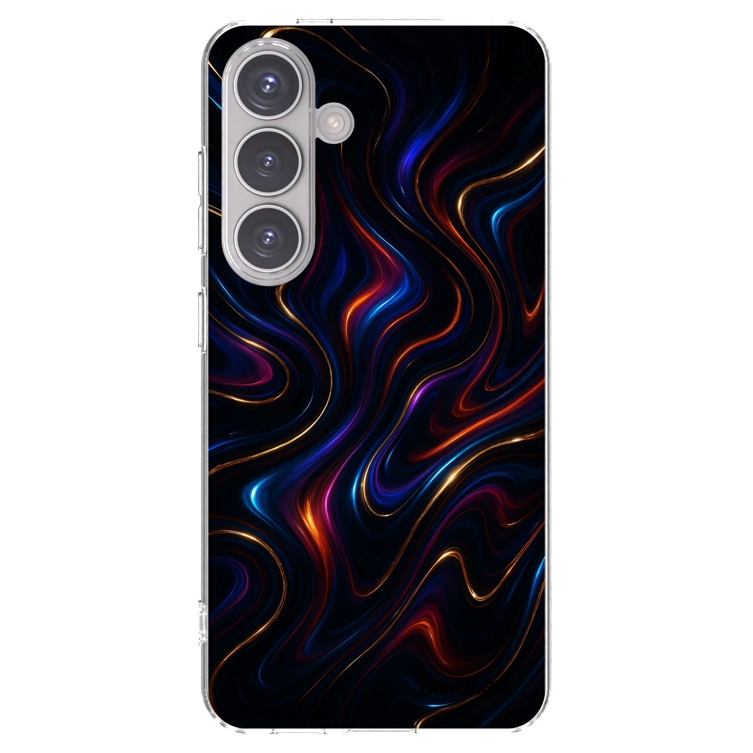 Picasee silikónový prehľadný obal pre Samsung Galaxy S24 S921B 5G - Noir
