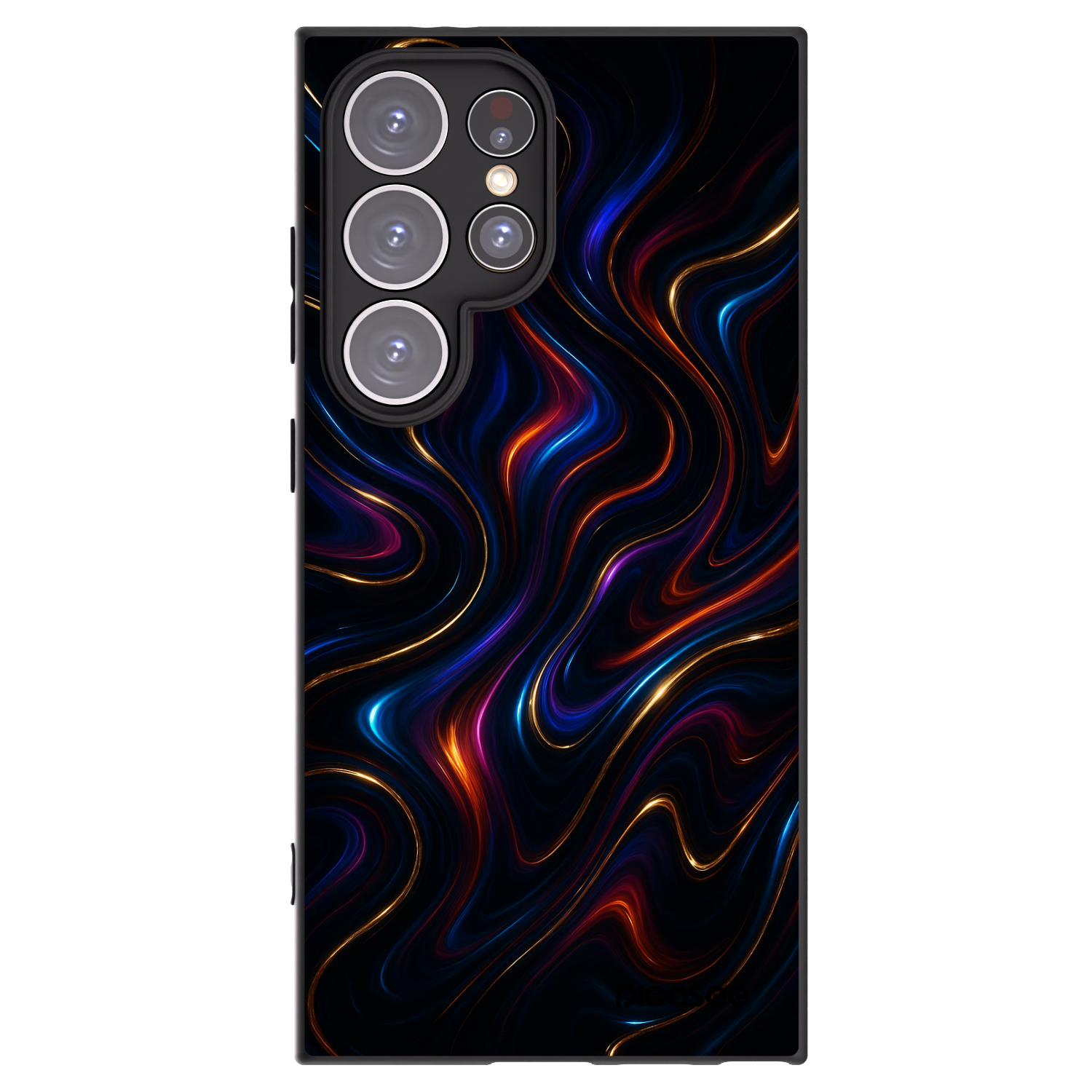 Picasee silikónový čierny obal pre Samsung Galaxy S24 Ultra S928B 5G - Noir