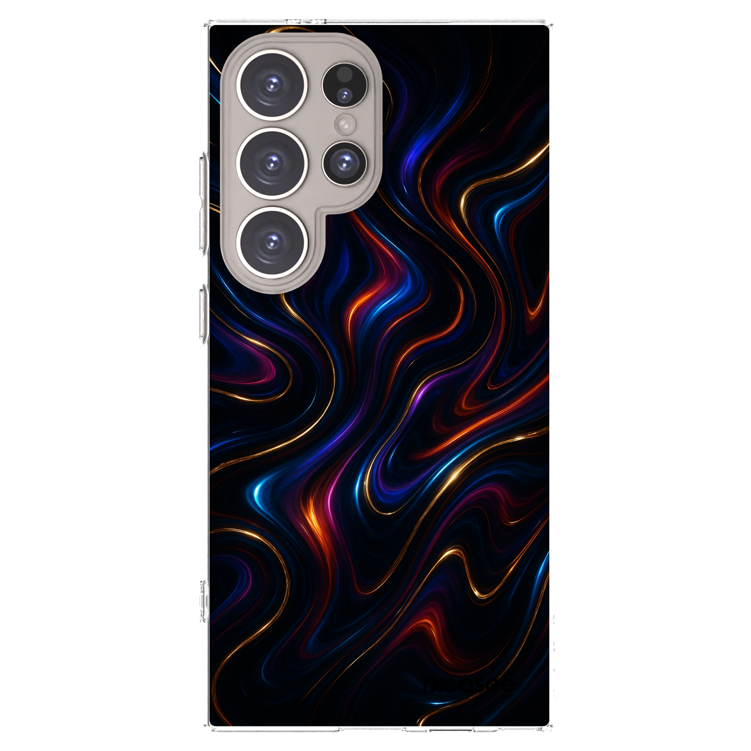Picasee silikónový prehľadný obal pre Samsung Galaxy S24 Ultra S928B 5G - Noir