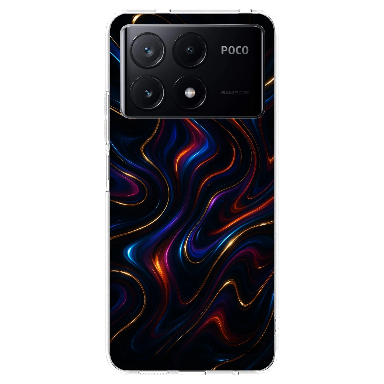 Picasee silikónový prehľadný obal pre Xiaomi Poco X6 Pro - Noir