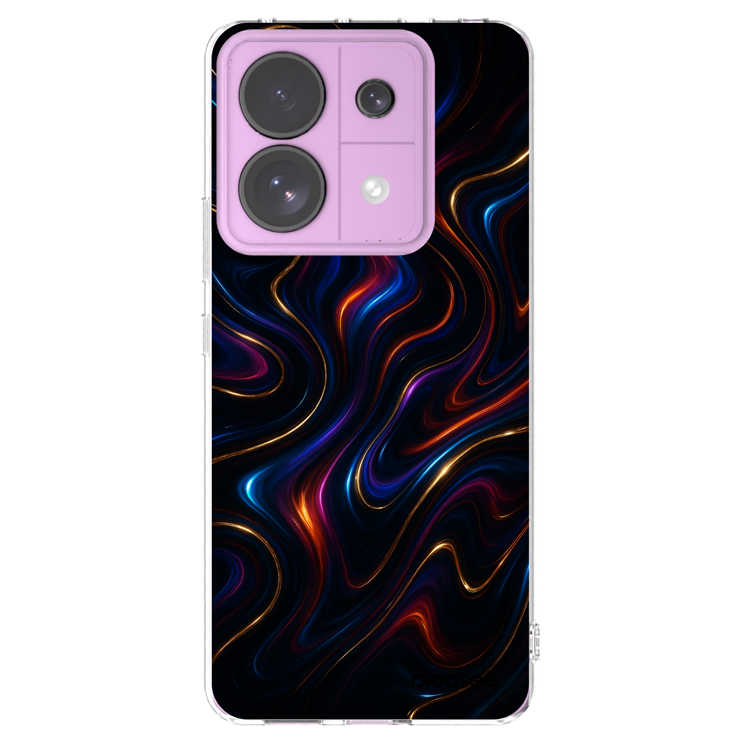 Picasee silikónový prehľadný obal pre Xiaomi Redmi Note 13 Pro 5G - Noir