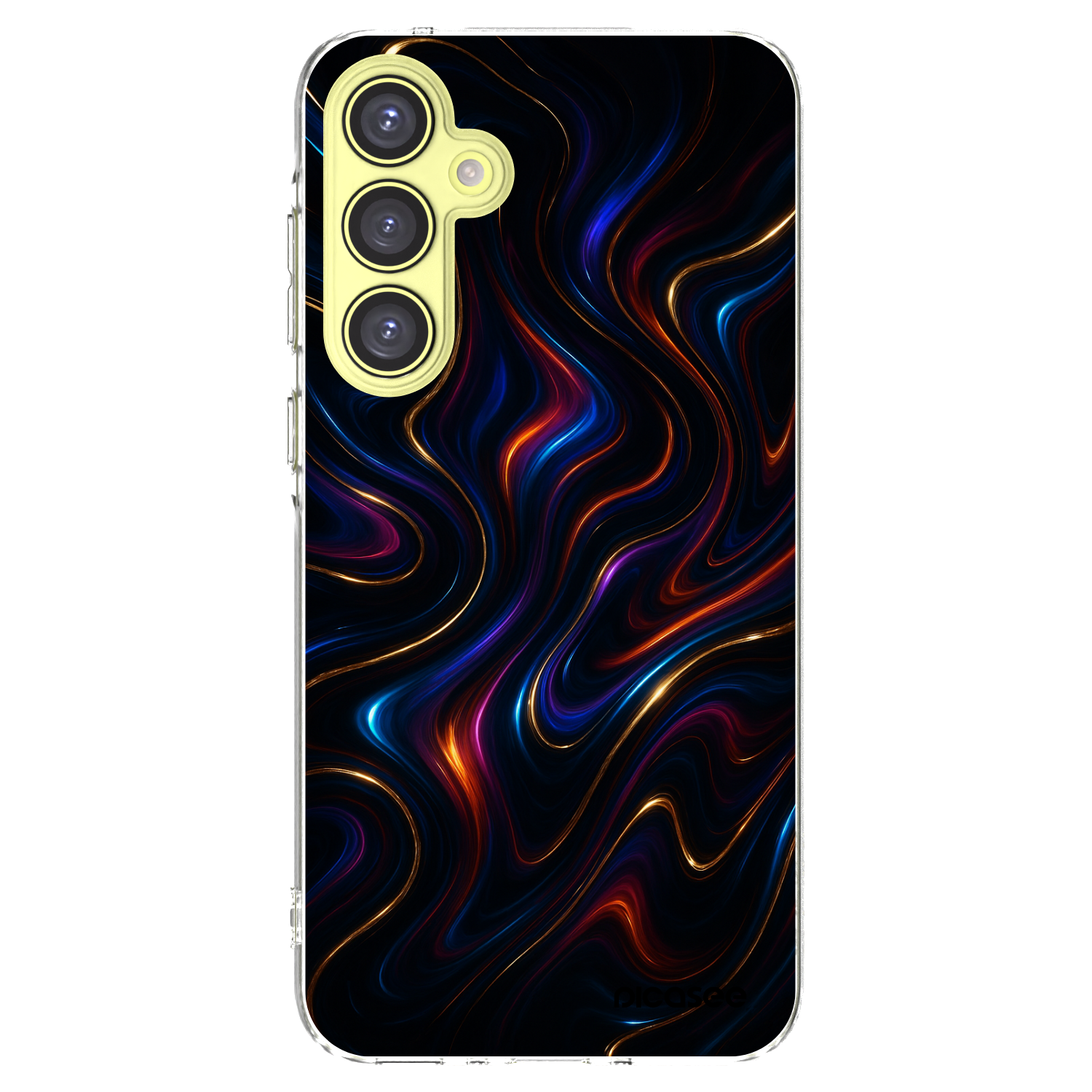 Picasee silikónový prehľadný obal pre Samsung Galaxy A35 5G A356B - Noir