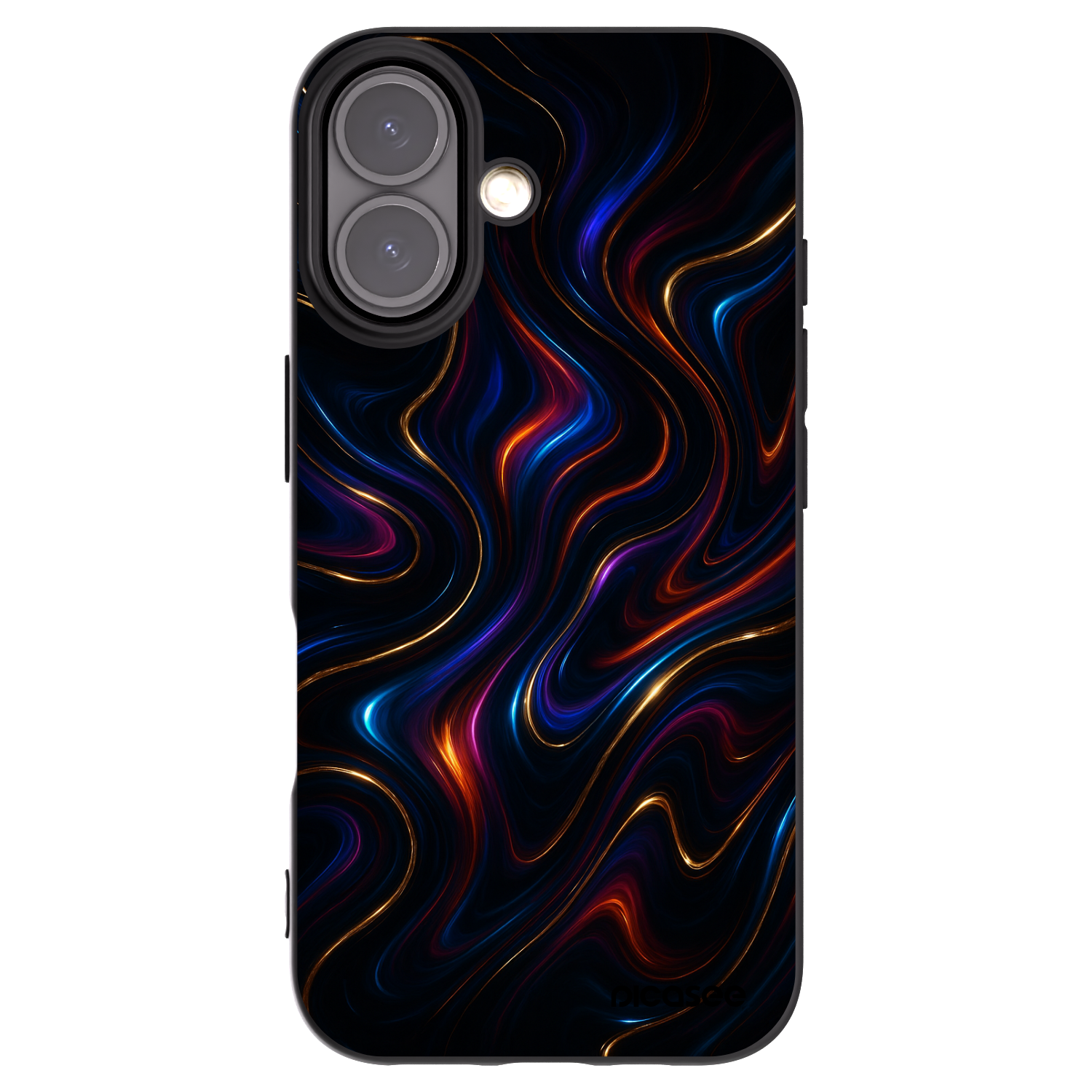 Picasee silikónový čierny obal pre Apple iPhone 16 - Noir