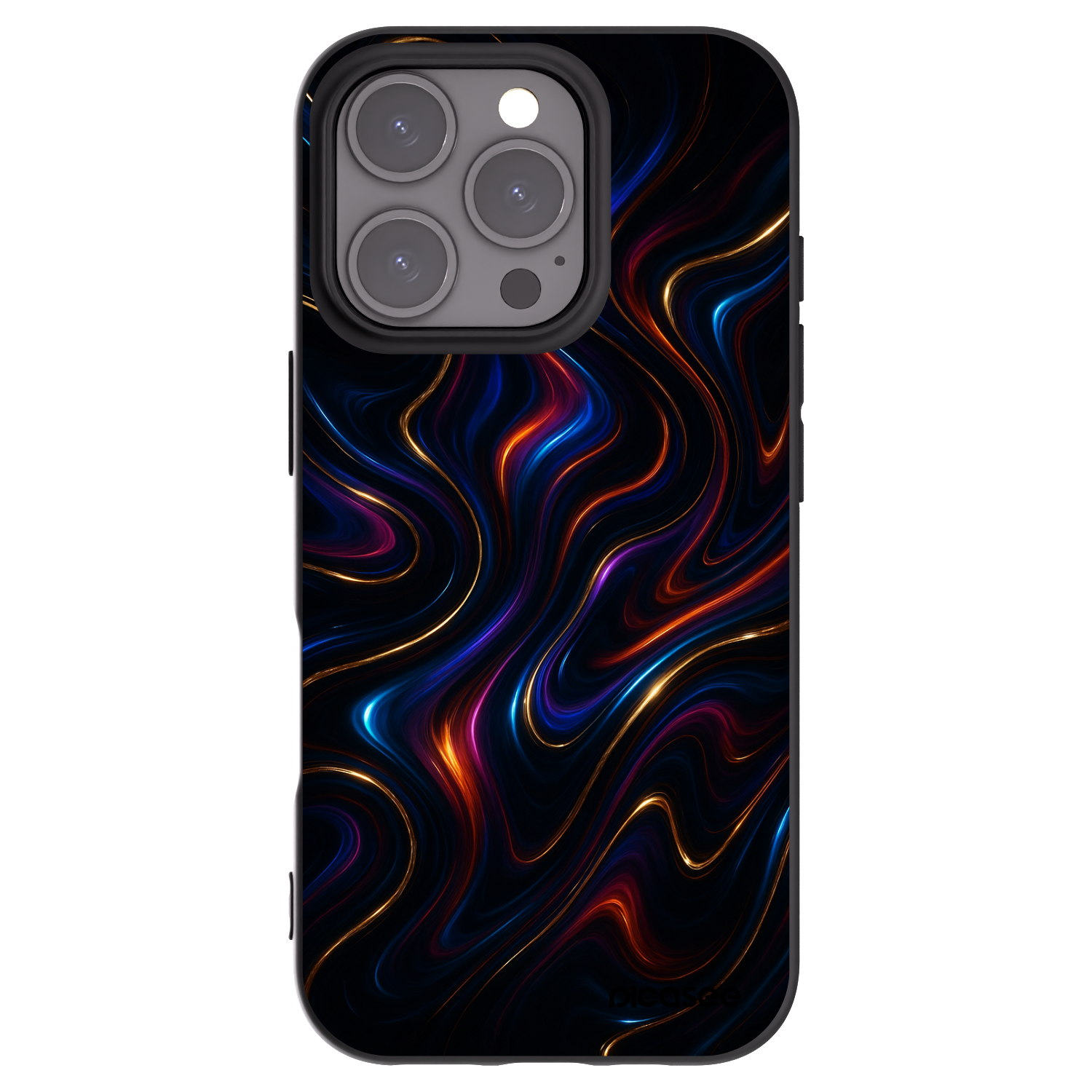 Silikónový čierny obal pre Apple iPhone 16 Pro - Noir