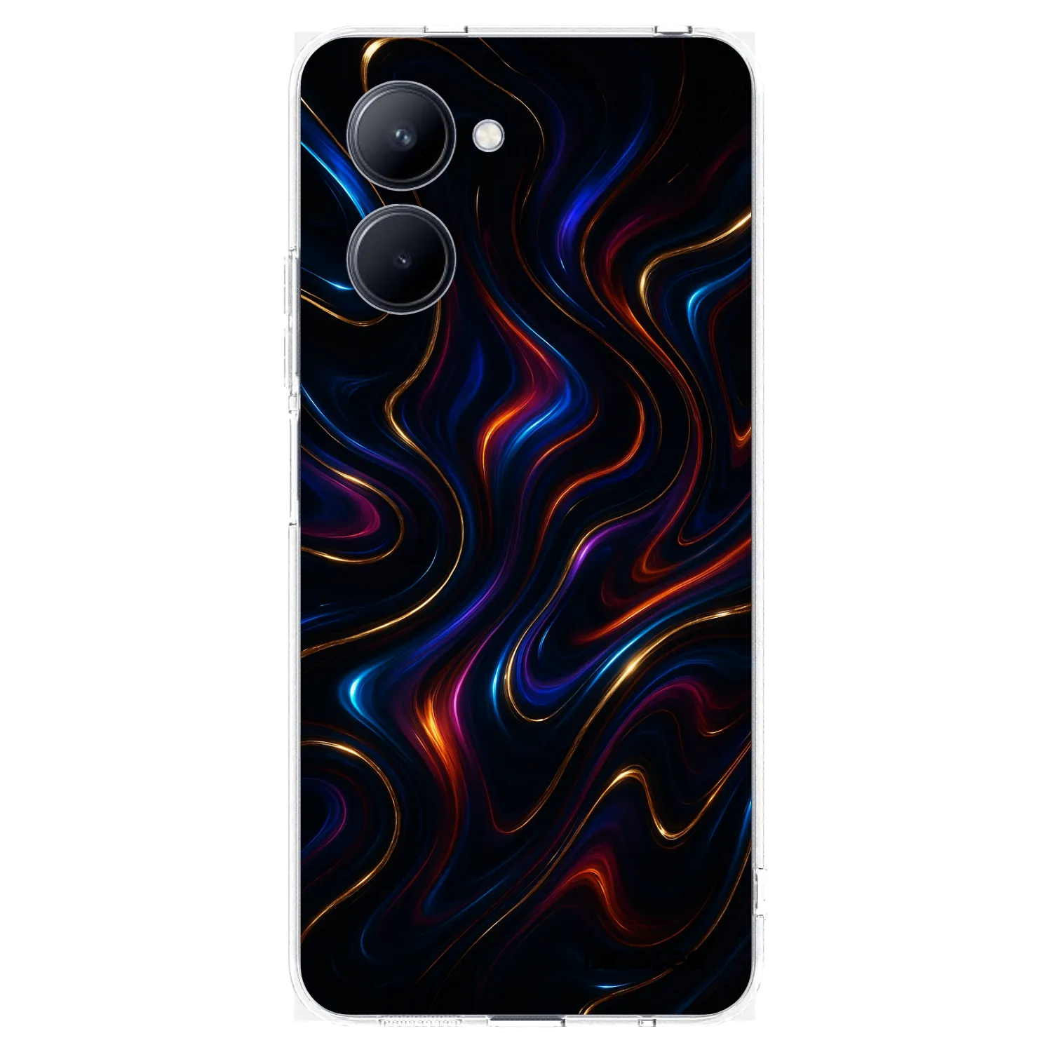 Picasee silikónový prehľadný obal pre Realme C33 (2023) - Noir