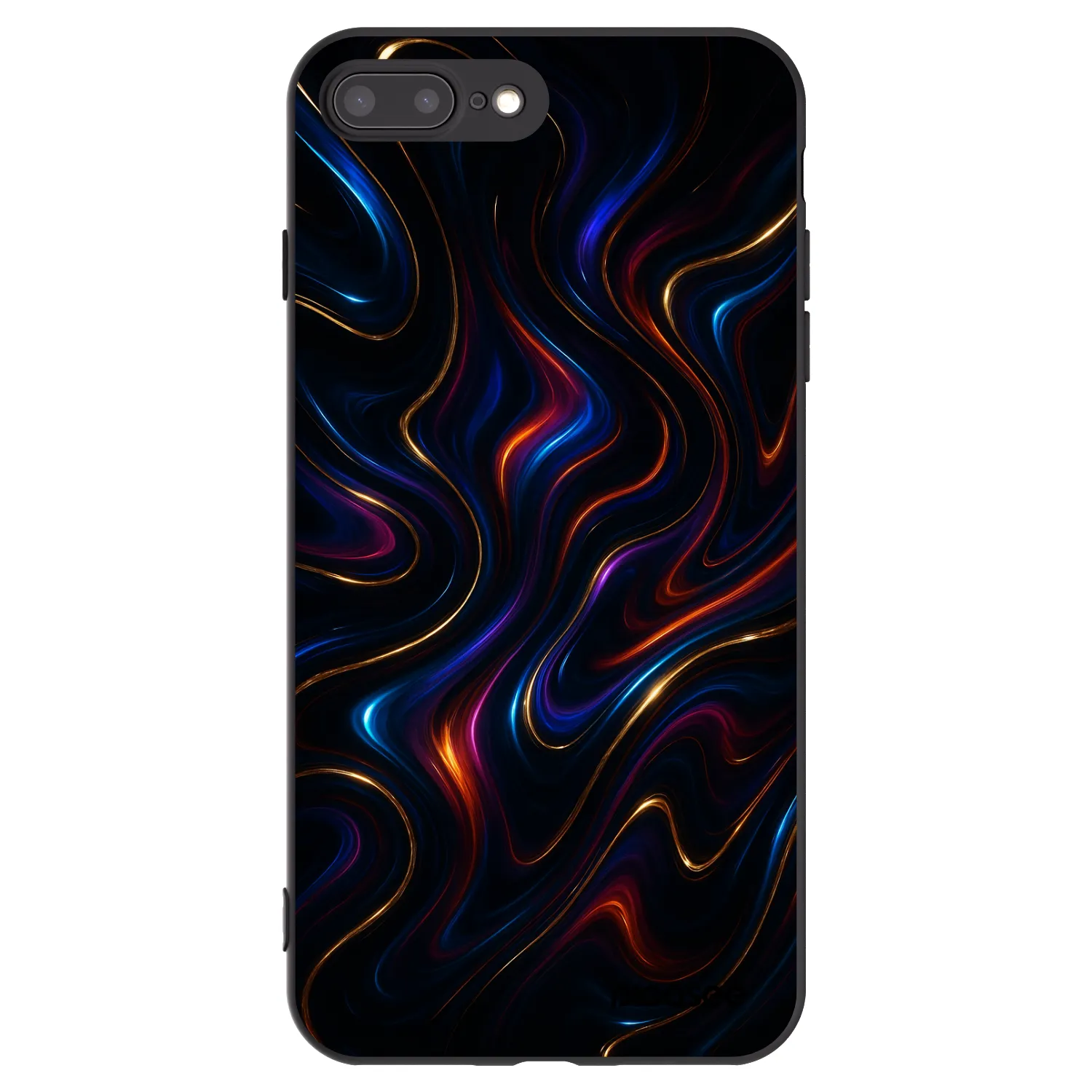 Picasee silikónový čierny obal pre Apple iPhone 8 Plus - Noir