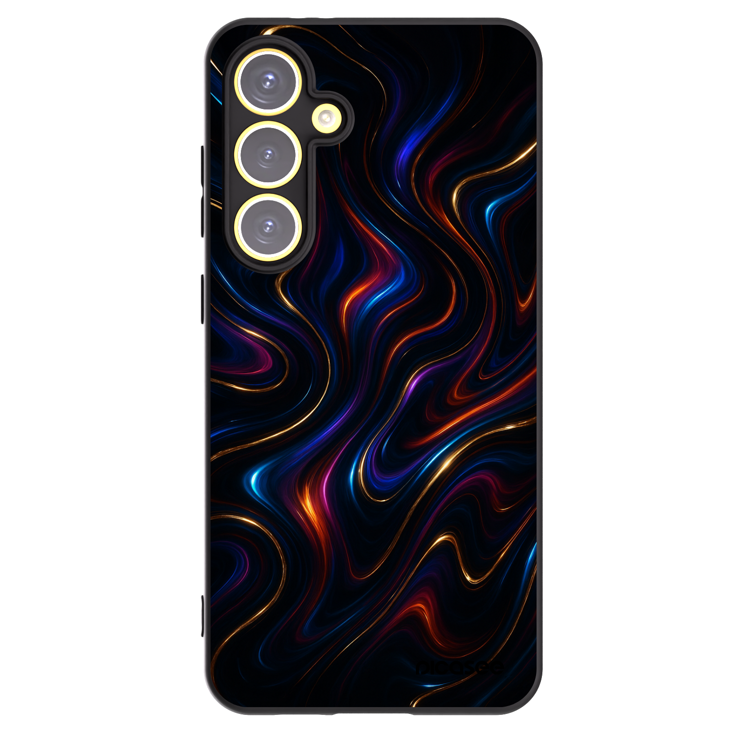 Picasee silikónový čierny obal pre Samsung Galaxy S24 FE S721B - Noir