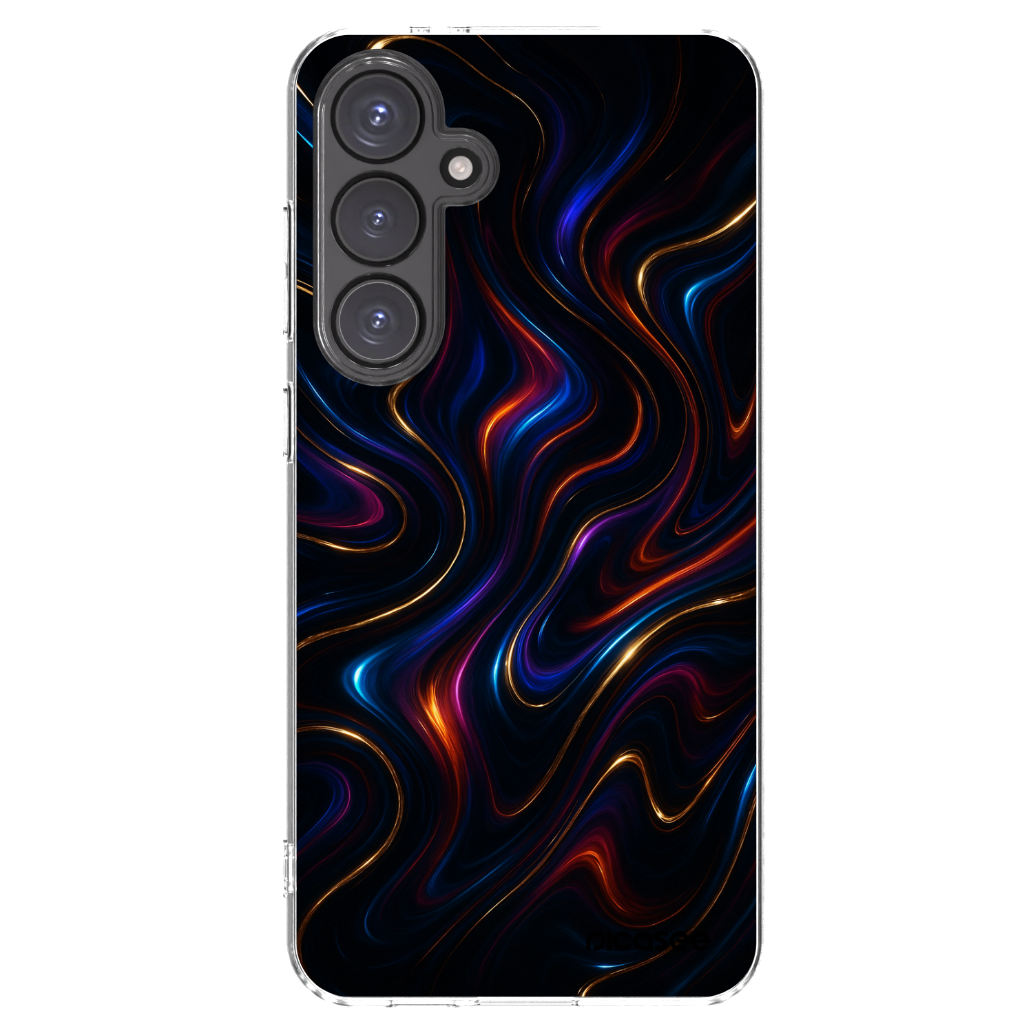 Picasee silikónový prehľadný obal pre Samsung Galaxy S24 FE S721B - Noir