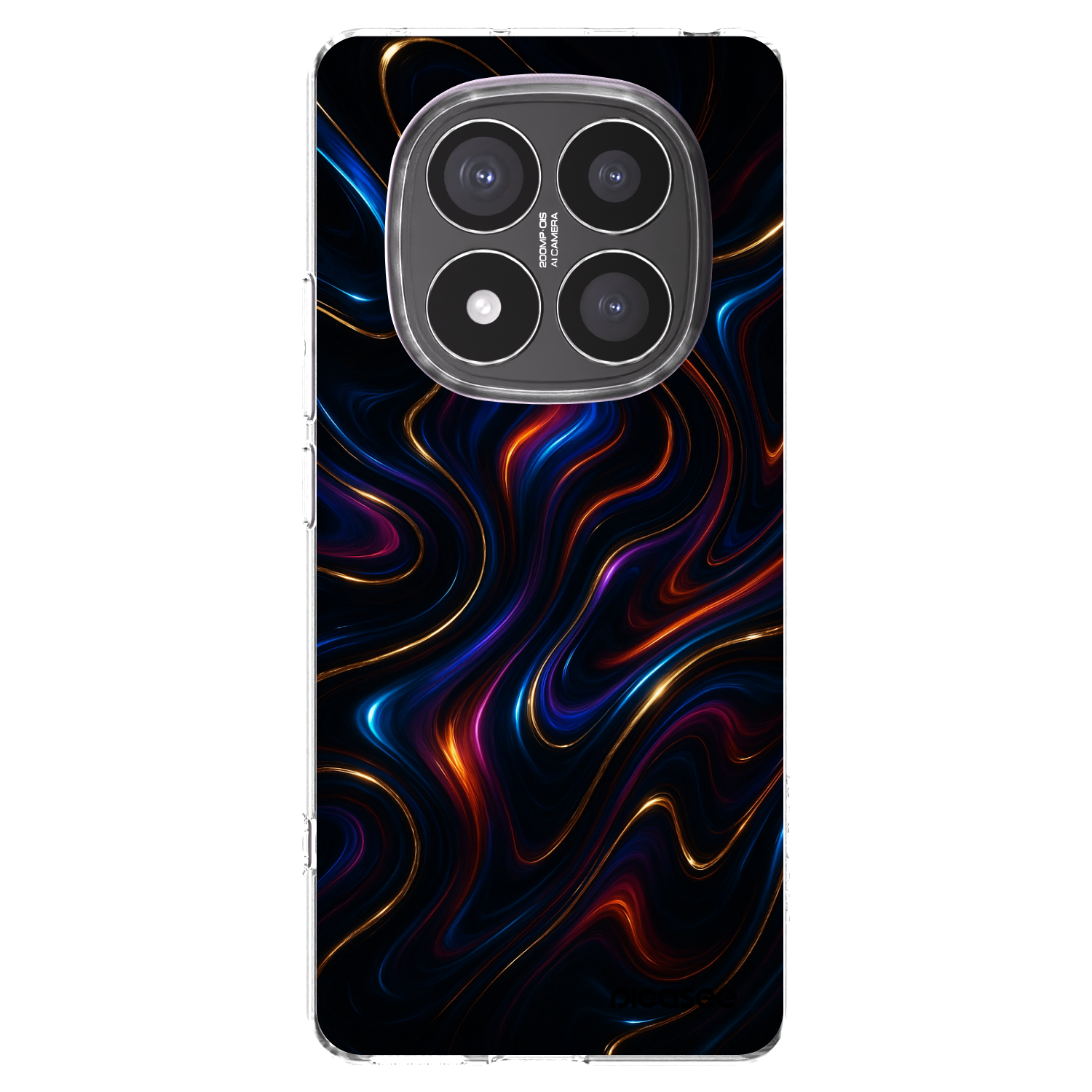 Picasee silikónový prehľadný obal pre Xiaomi Redmi Note 14 Pro+ 5G - Noir