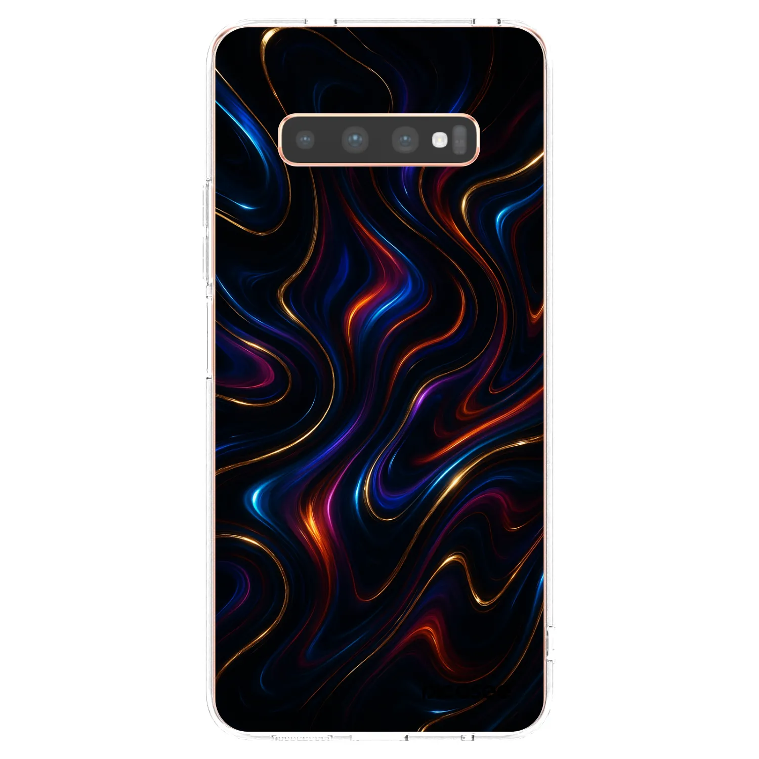 Picasee silikónový prehľadný obal pre Samsung Galaxy S10 Plus G975 - Noir