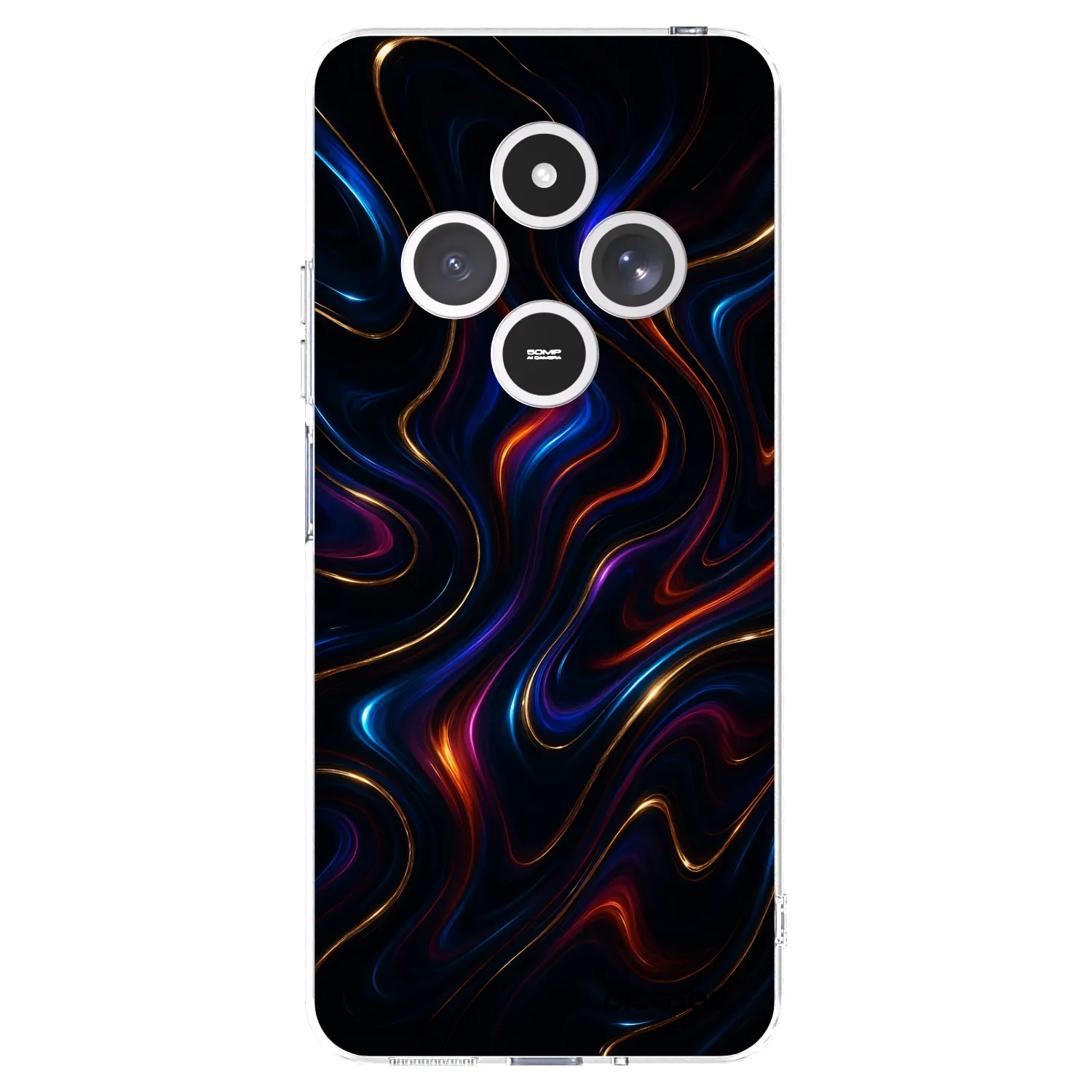 Picasee silikónový prehľadný obal pre Xiaomi Redmi 14C - Noir