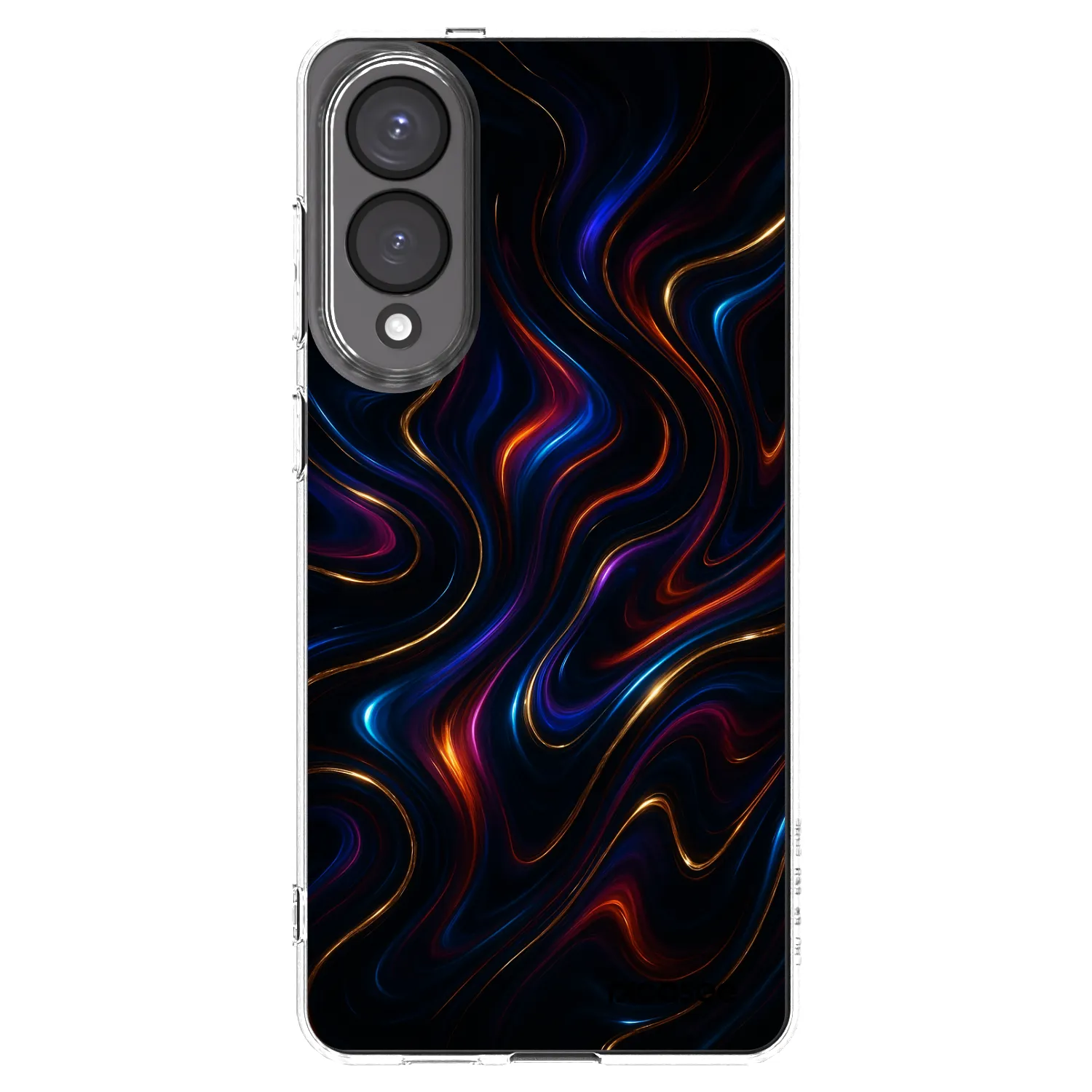 Silikónový prehľadný obal pre Samsung Galaxy S25 Edge 5G - Noir