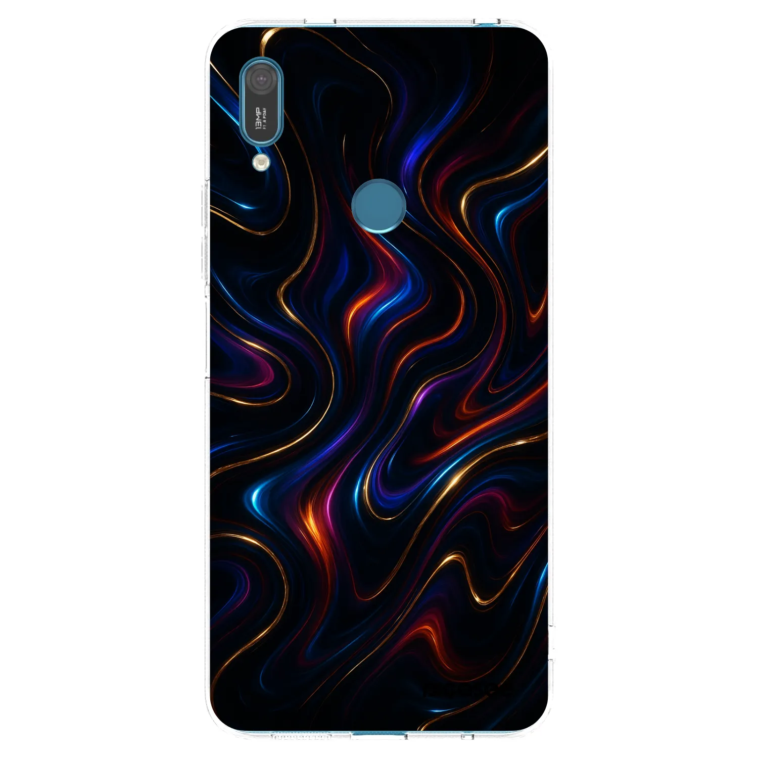 Picasee silikónový prehľadný obal pre Huawei Y7 2019 - Noir