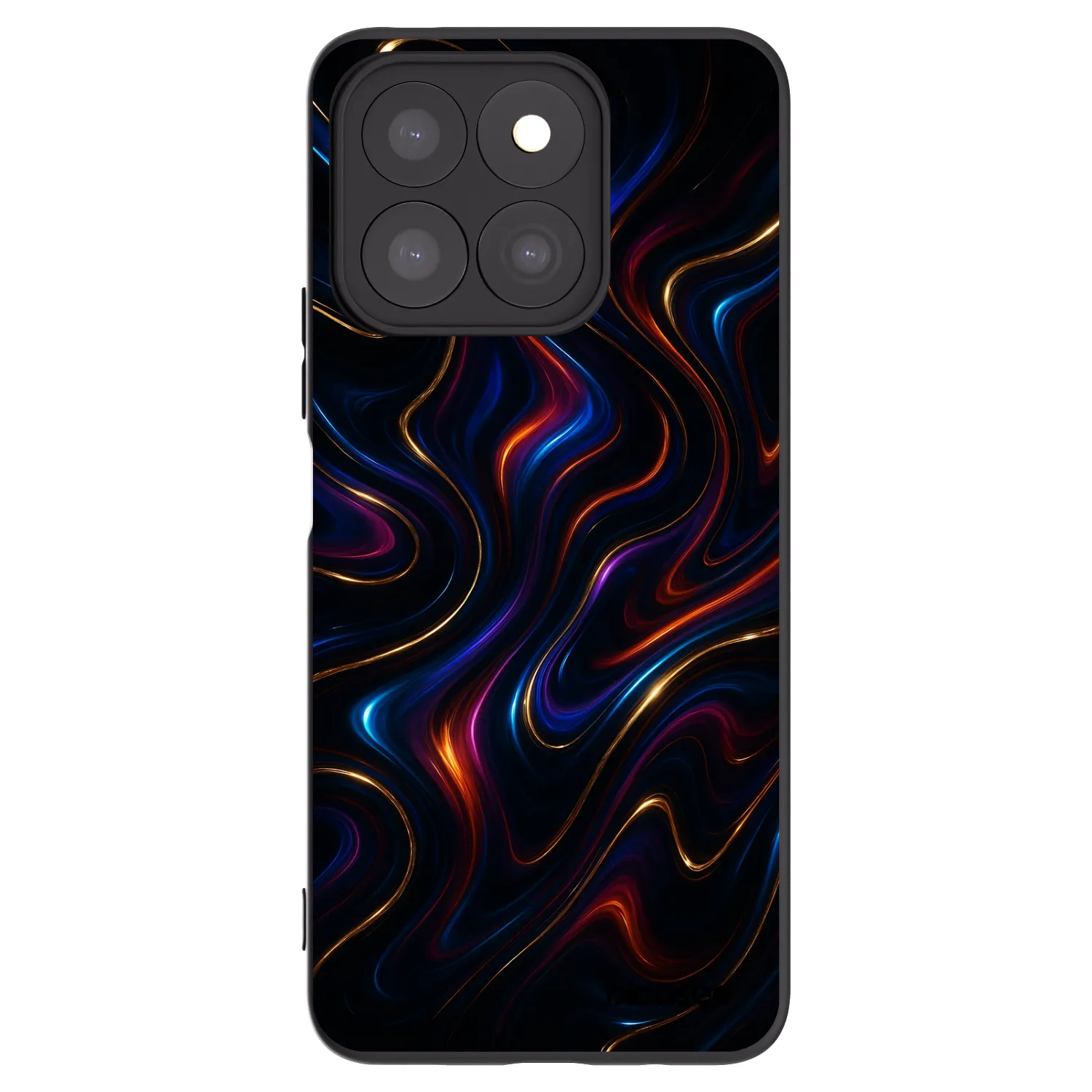 Picasee silikónový čierny obal pre Honor X8c - Noir