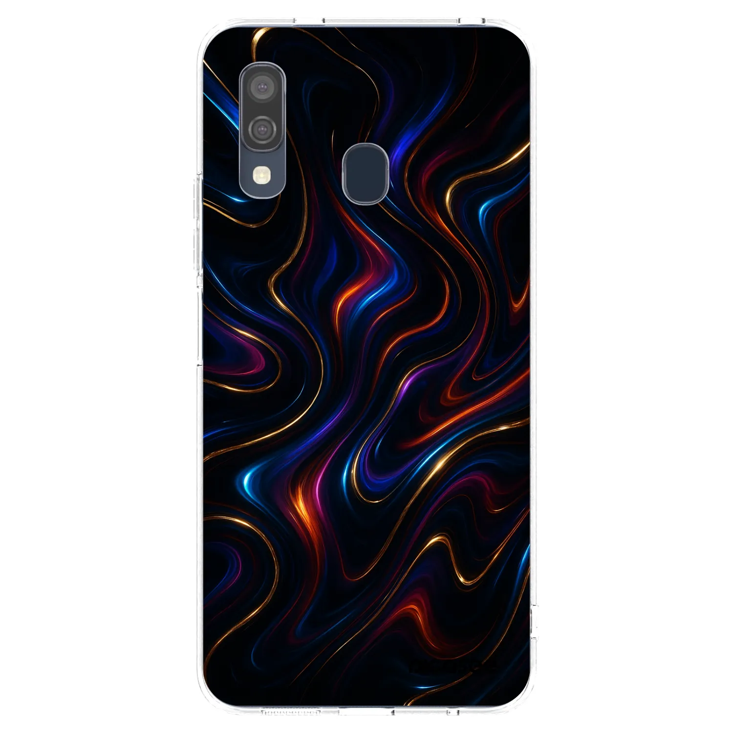 Picasee silikónový prehľadný obal pre Samsung Galaxy A40 A405F - Noir