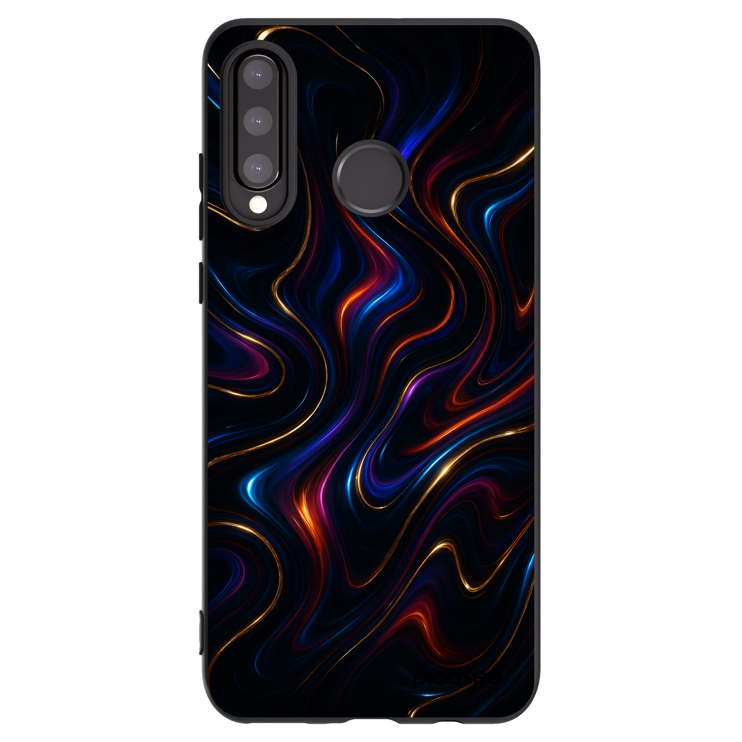 Picasee silikónový čierny obal pre Huawei P30 Lite - Noir
