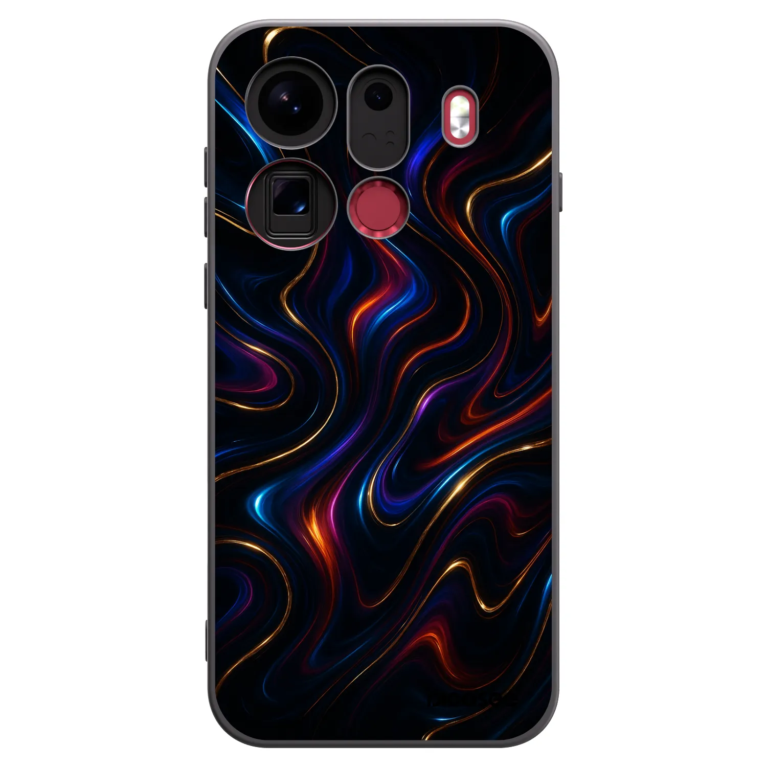 Picasee silikónový čierny obal pre OPPO Find X9 Pro - Noir
