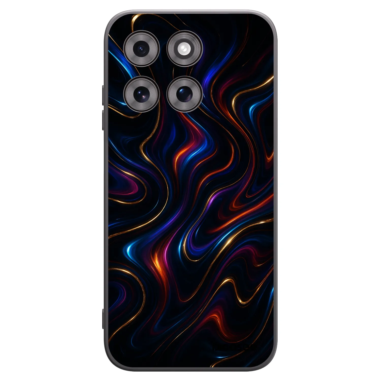 Picasee silikónový čierny obal pre Motorola Moto G77 - Noir