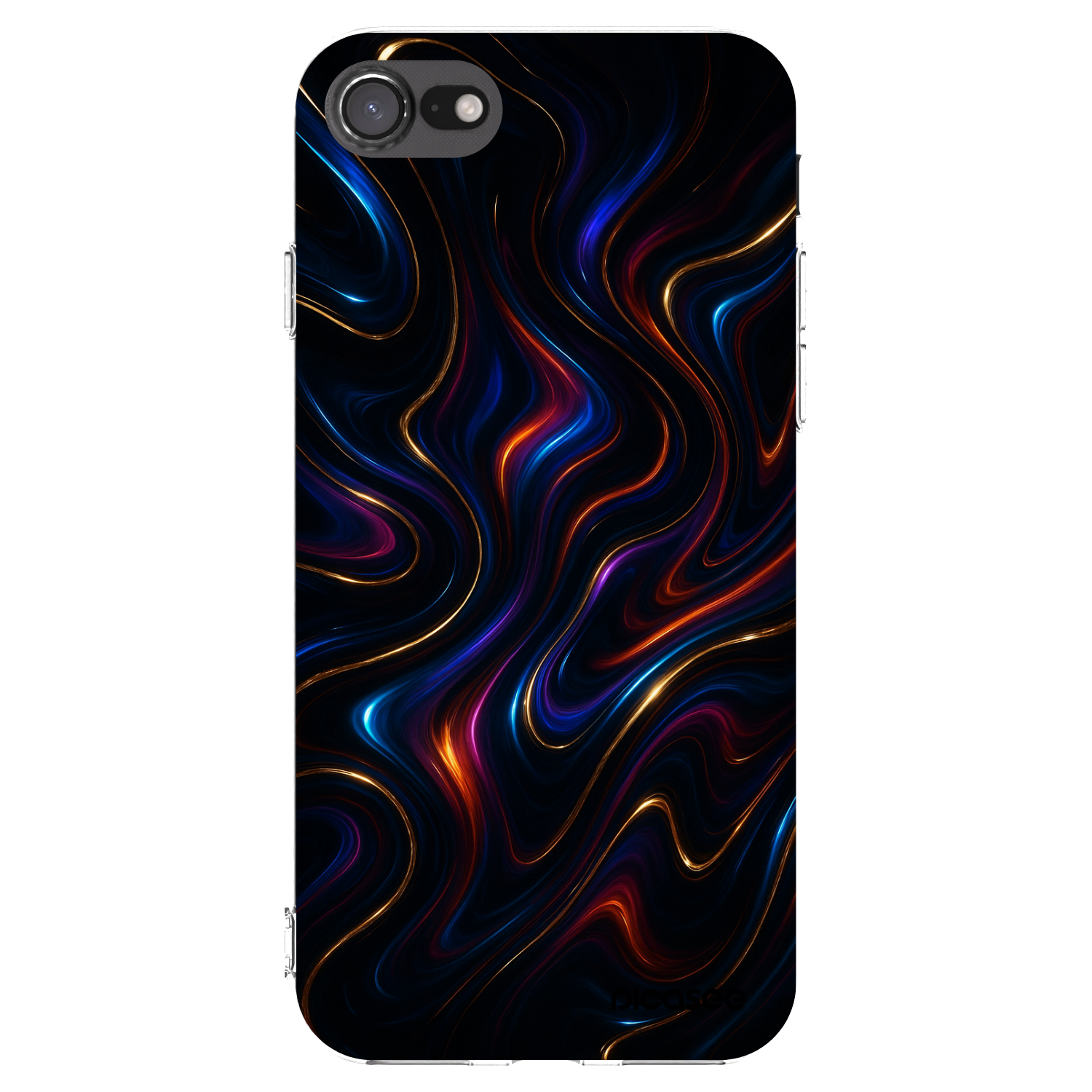 Picasee silikónový prehľadný obal pre Apple iPhone 8 - Noir