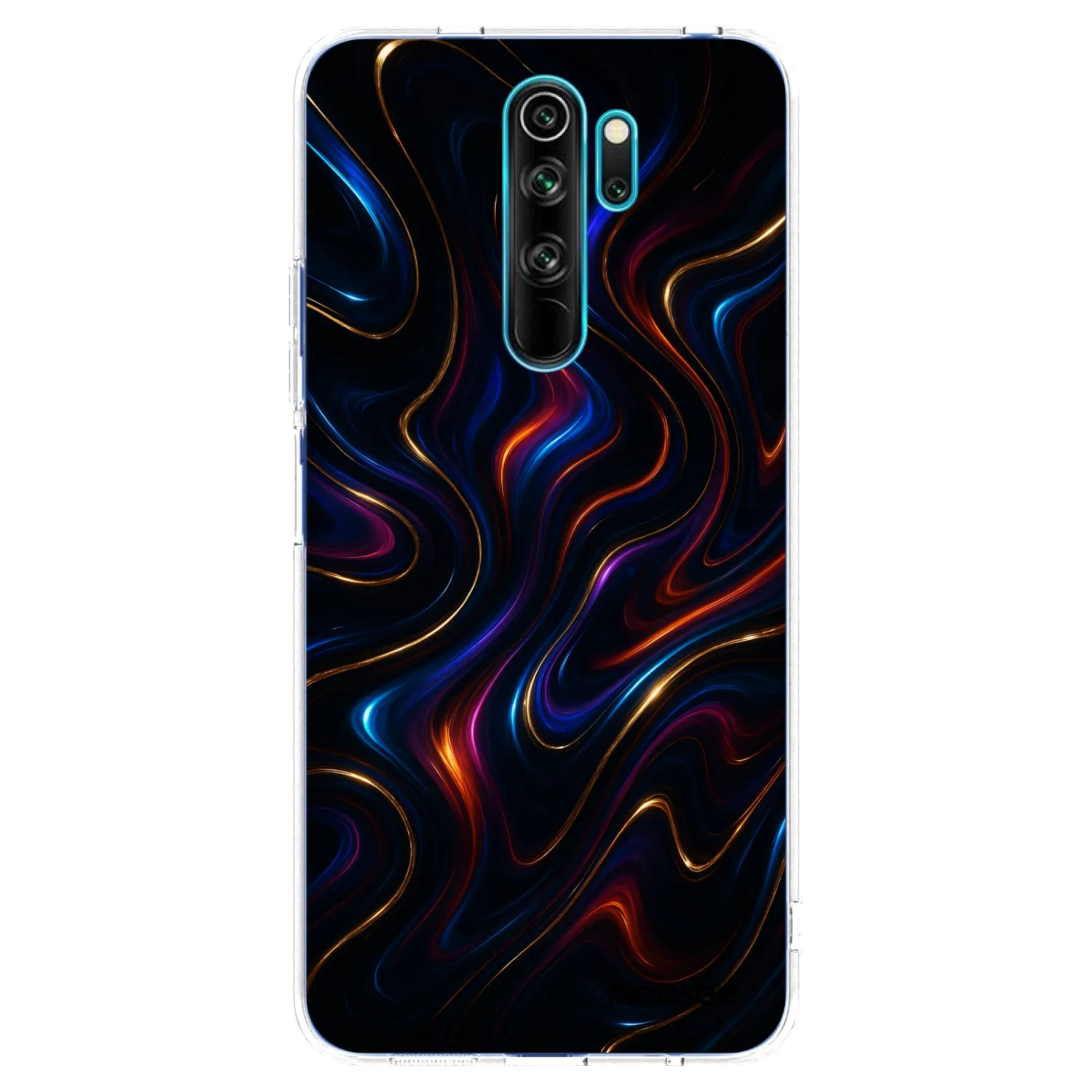 Picasee silikónový prehľadný obal pre Xiaomi Redmi Note 8 Pro - Noir
