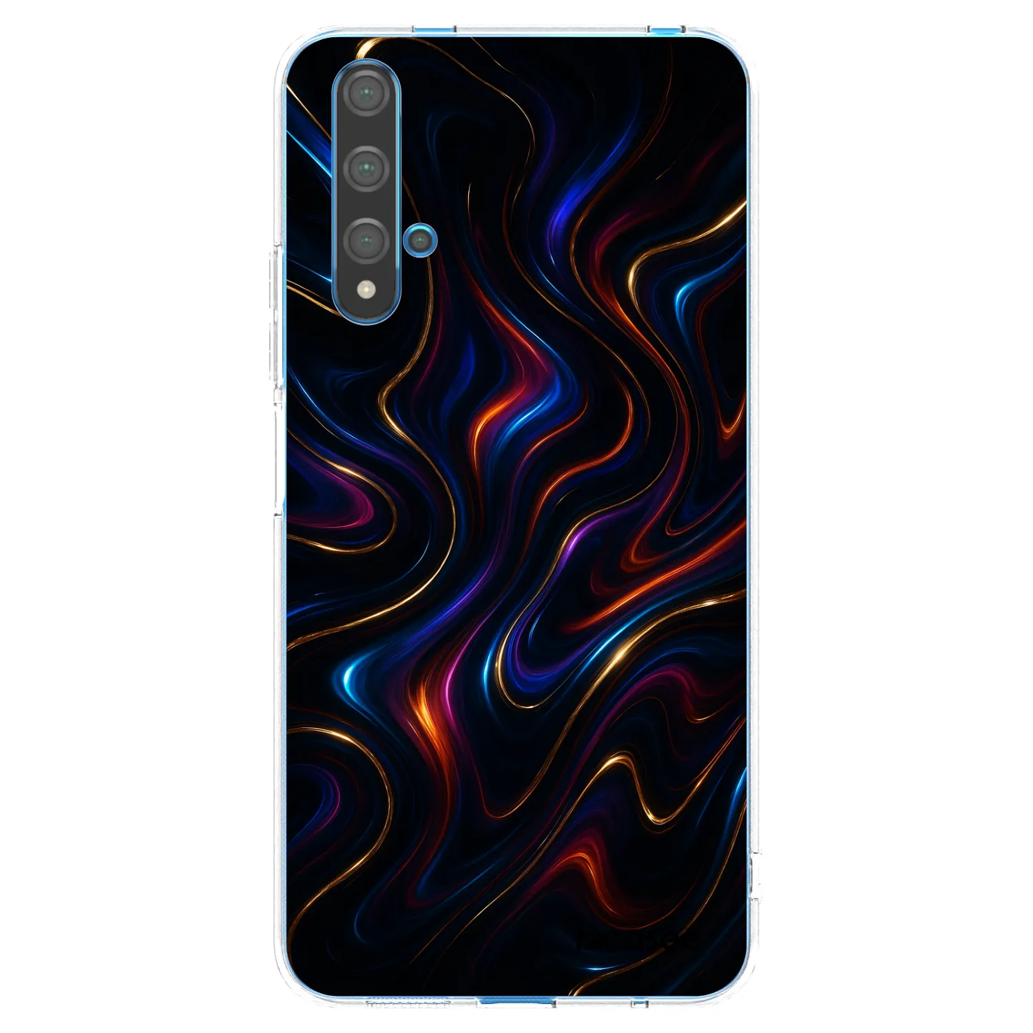 Picasee silikónový prehľadný obal pre Huawei Nova 5T - Noir