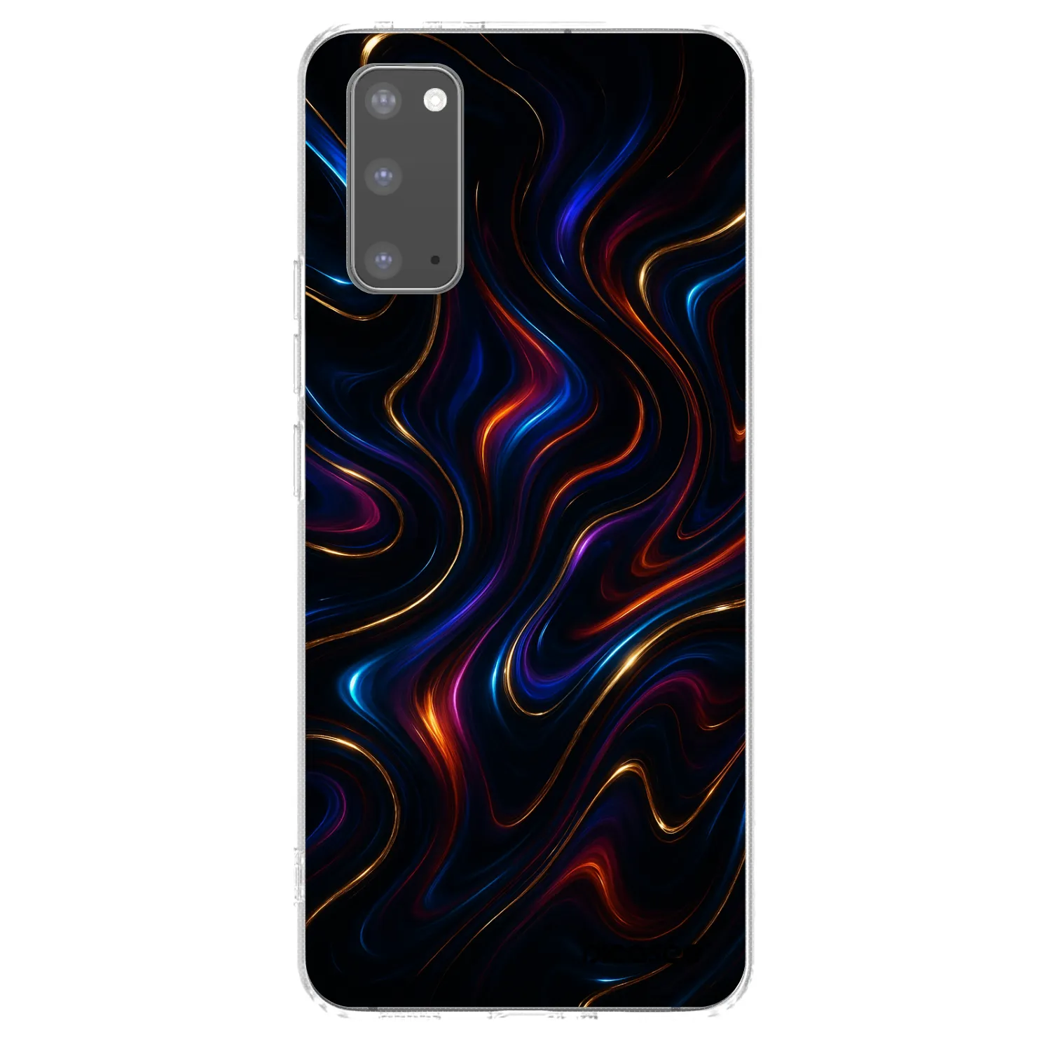 Picasee silikónový prehľadný obal pre Samsung Galaxy S20 G980F - Noir
