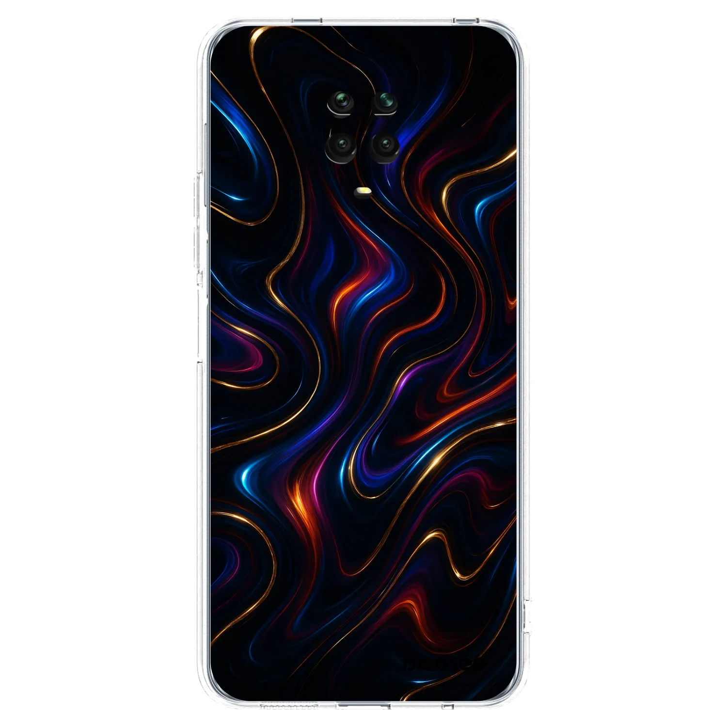 Picasee silikónový prehľadný obal pre Xiaomi Redmi Note 9 Pro - Noir