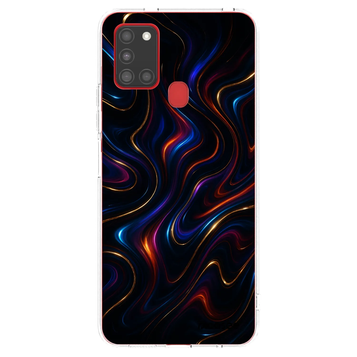 Picasee silikónový prehľadný obal pre Samsung Galaxy A21s - Noir