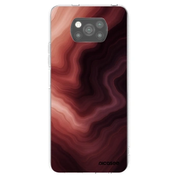Picasee silikónový čierny obal pre Xiaomi Poco X3 - Rouge