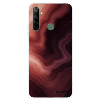 Picasee silikónový prehľadný obal pre Realme 6i - Rouge
