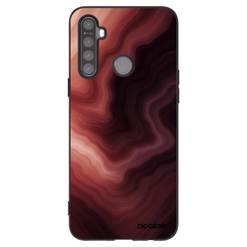 Picasee silikónový čierny obal pre Realme 5 - Rouge