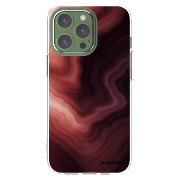 Picasee silikónový prehľadný obal pre Apple iPhone 13 Pro - Rouge